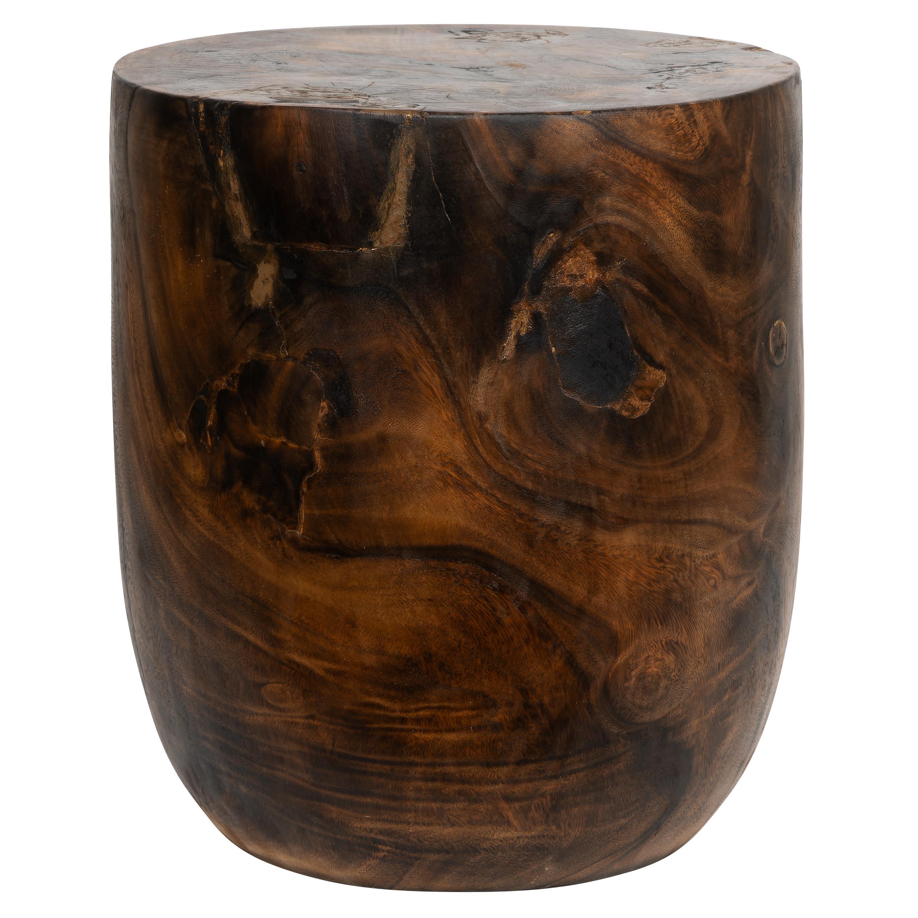 Tabure / Yan Sehpa Teak Kızıl   35 cm x 35 cm x 40 cm