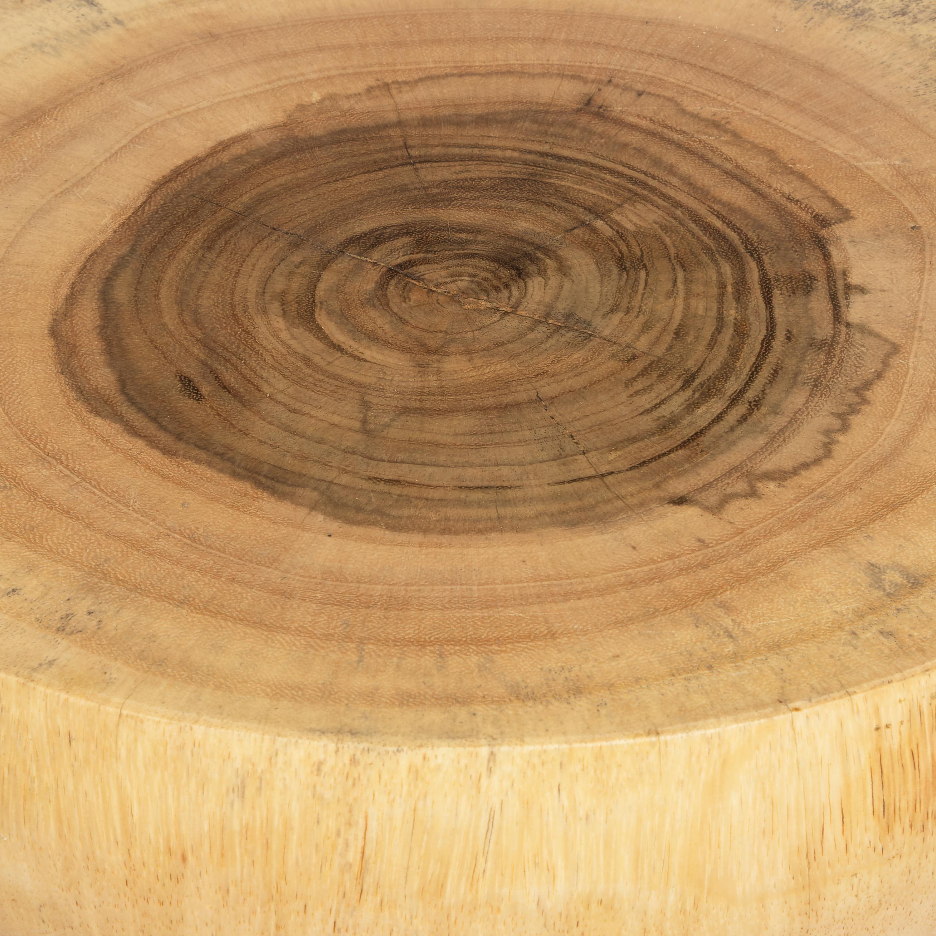Tabure / Yan Sehpa Teak Naturel 30 cm x 30 cm x 45 cm