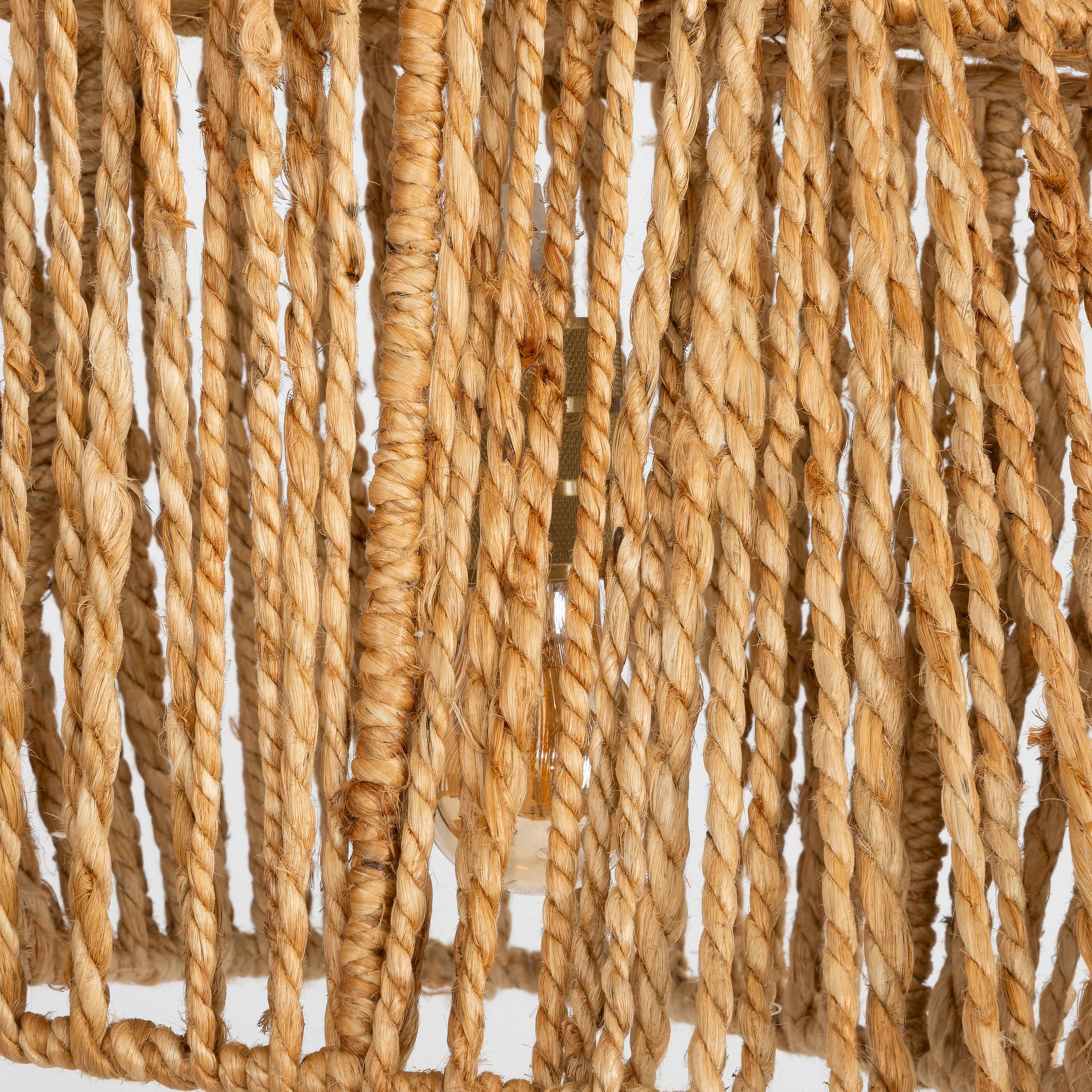 Tavan Aydınlatması Jüt Naturel 55 cm x 45 cm x 31 cm