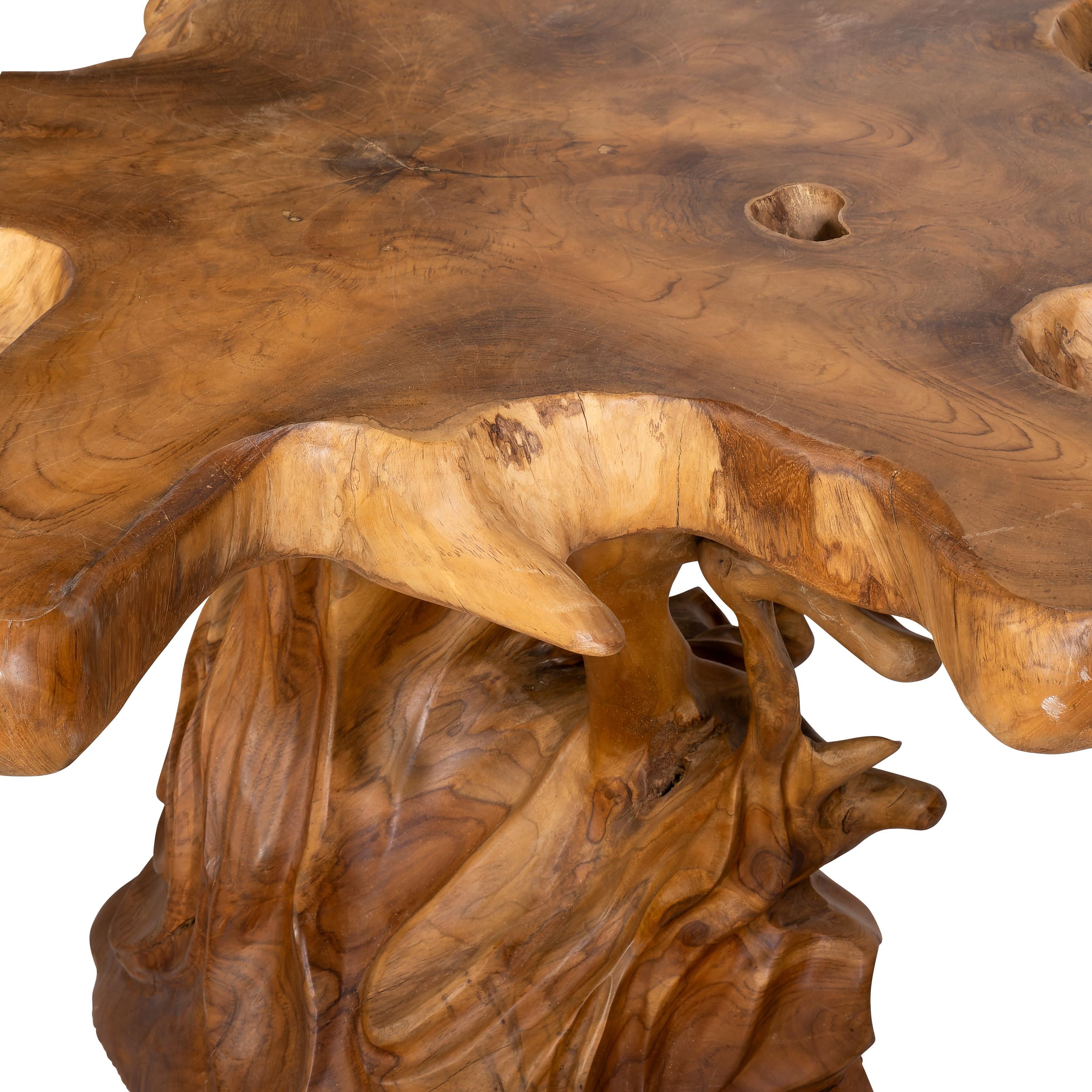 Teak Kök Oturma Takımı (4 Sandalye + 1 Orta Sehpa)