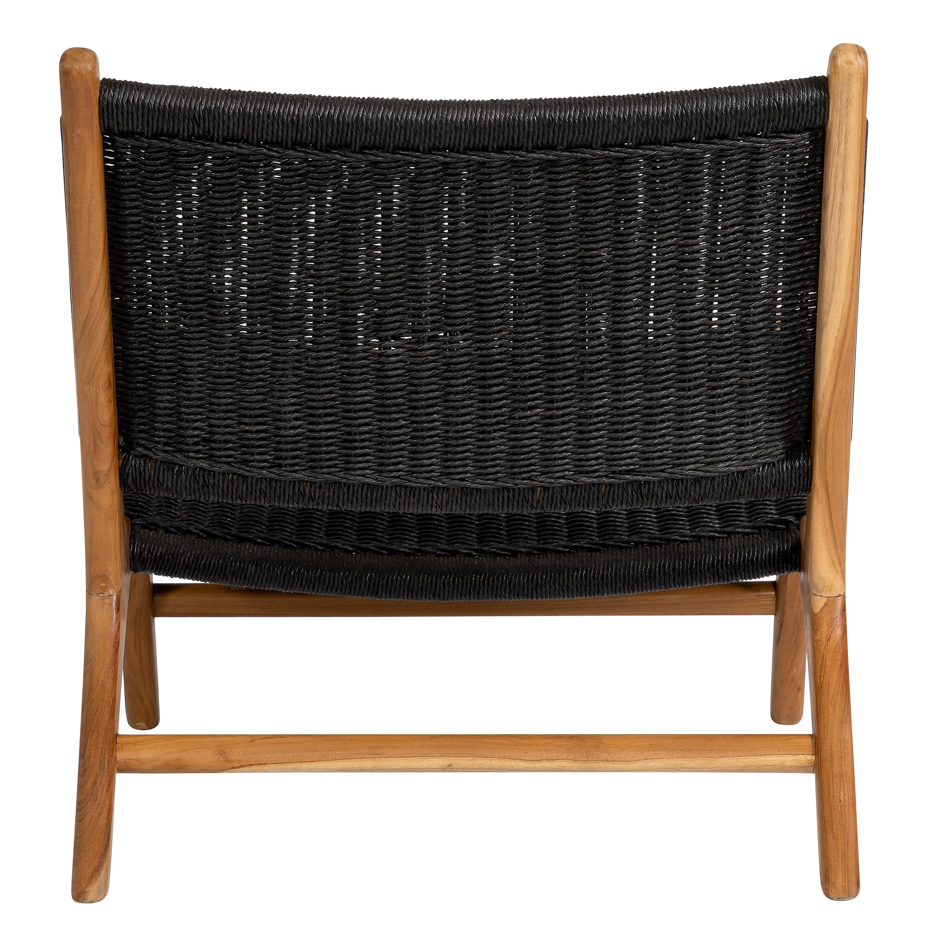 Teak Sandalye Siyah