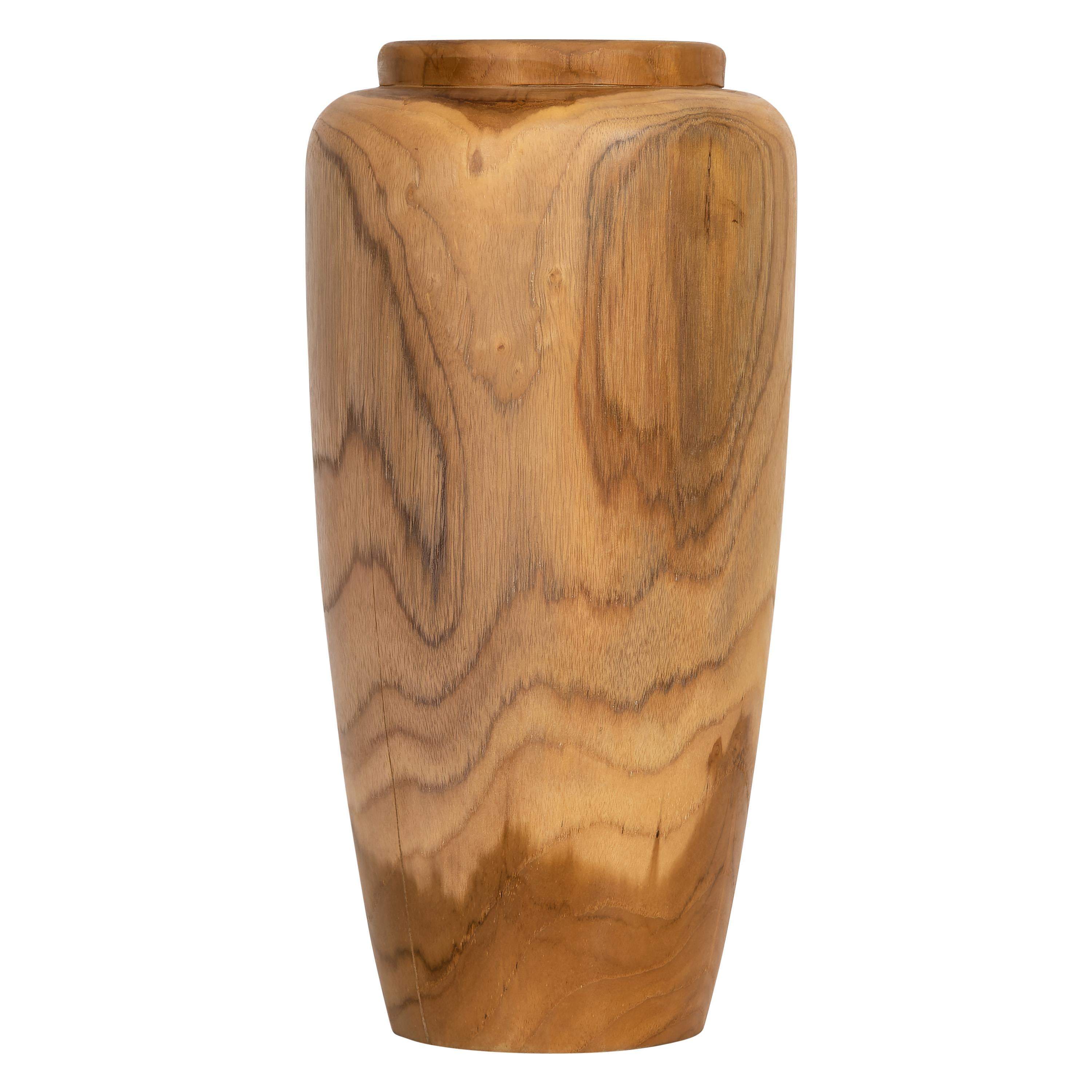 Vazo Teak L 19 cm x 19 cm x 40 cm
