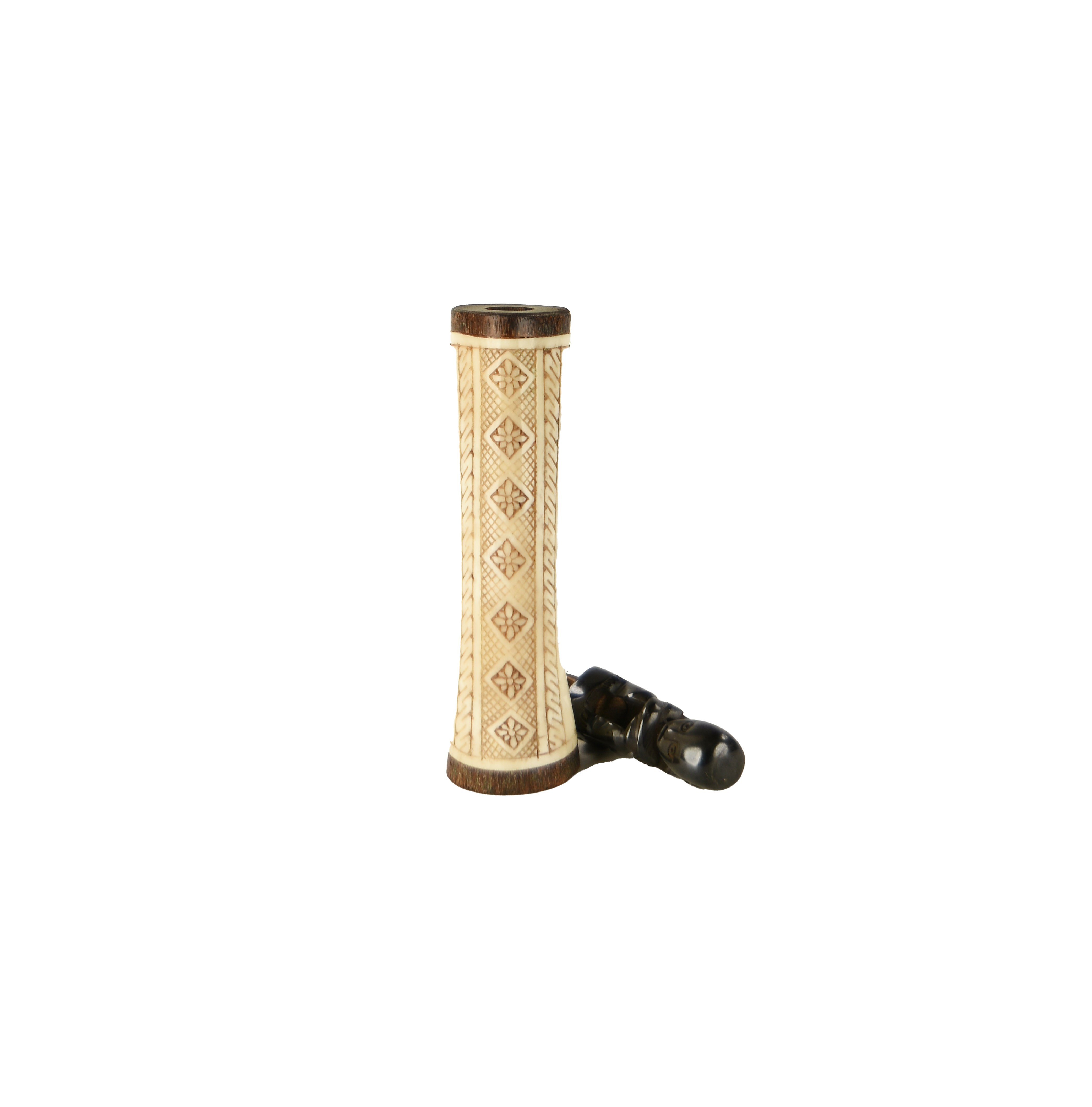 Yerli Figürü Oymalı Obje 24 cm
