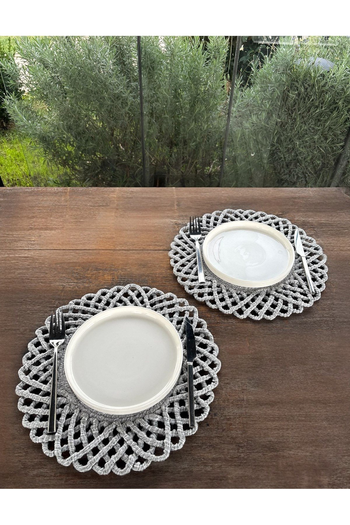 2'li Set Amerikan Servis-Leke Tutmaz 33 x 33 cm