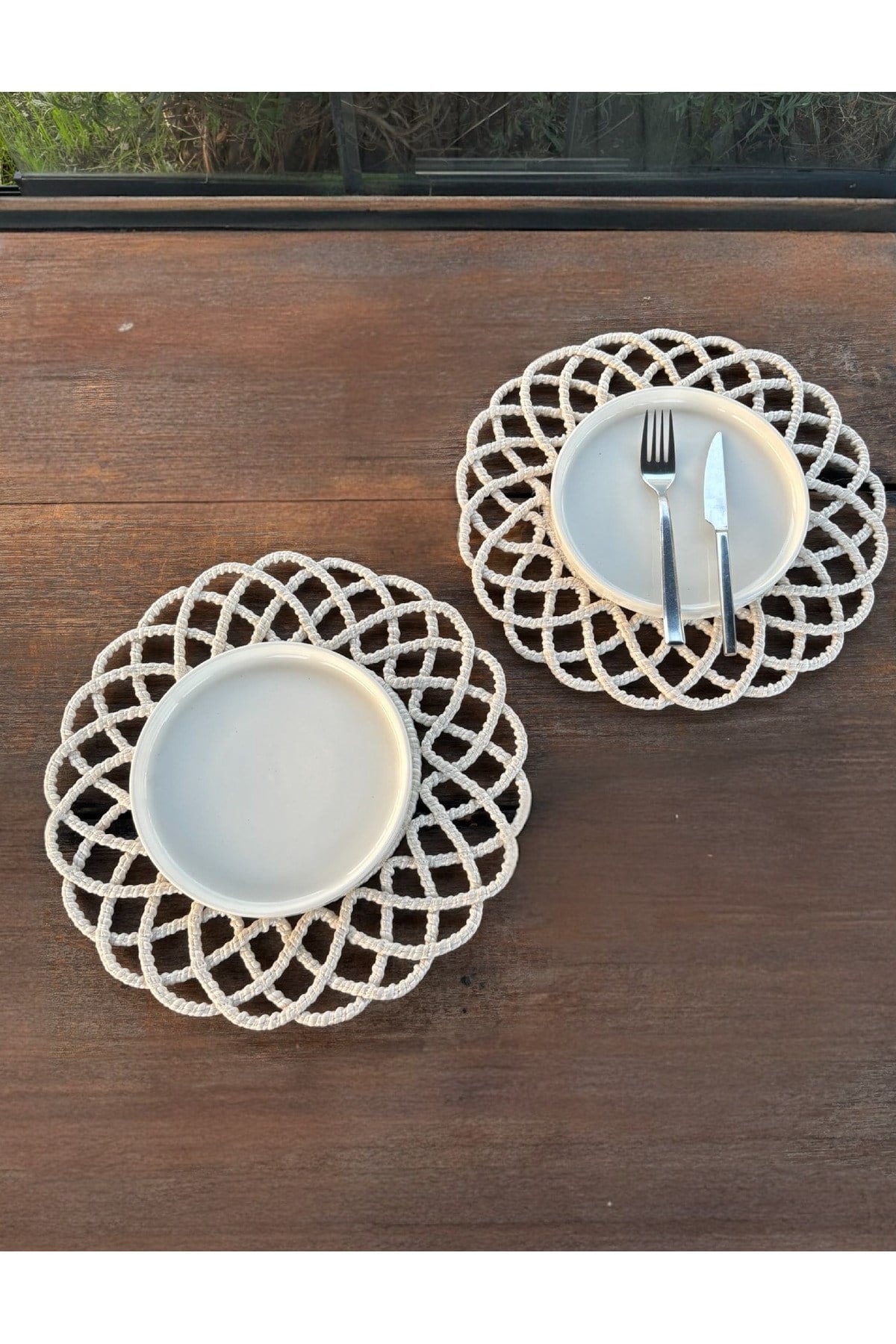 2'li Set Amerikan Servis-Leke Tutmaz 33 x 33 cm