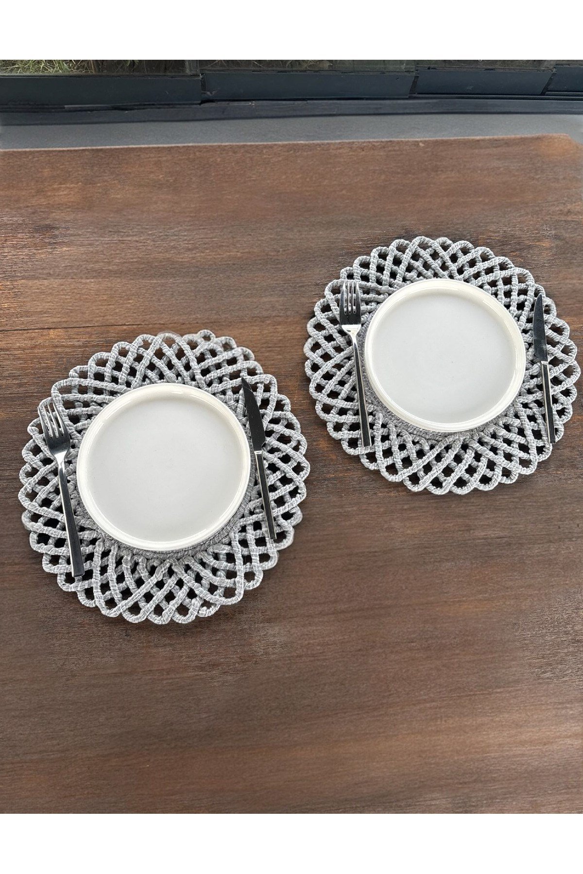 2'li Set Amerikan Servis-Leke Tutmaz 33 x 33 cm