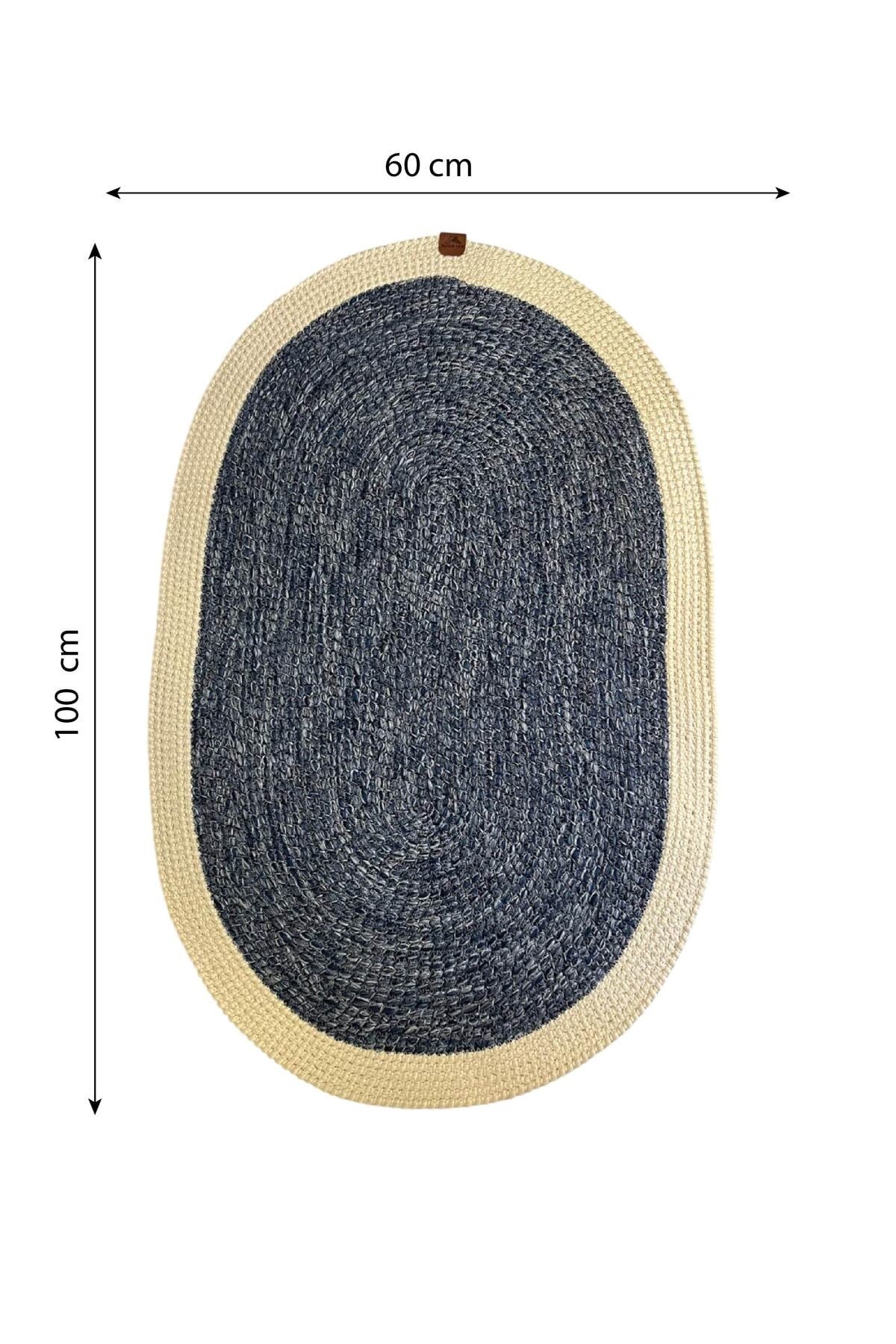Banyo Paspası Örgü Dokulu Oval Model 60x100 cm – Leke Tutmaz ve Şık Tasarım
