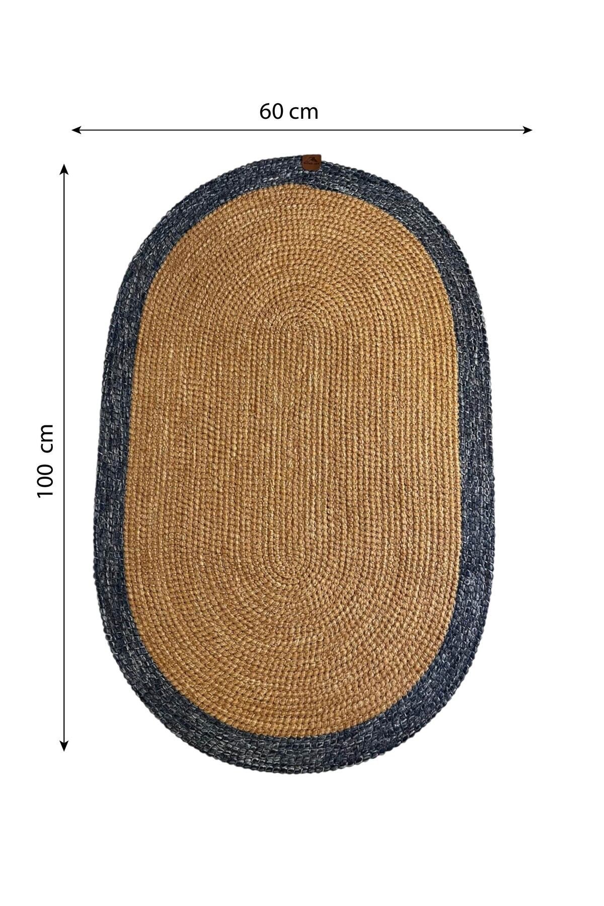 Banyo Paspası Örgü Dokulu Oval Model 60x100 cm – Leke Tutmaz ve Şık Tasarım