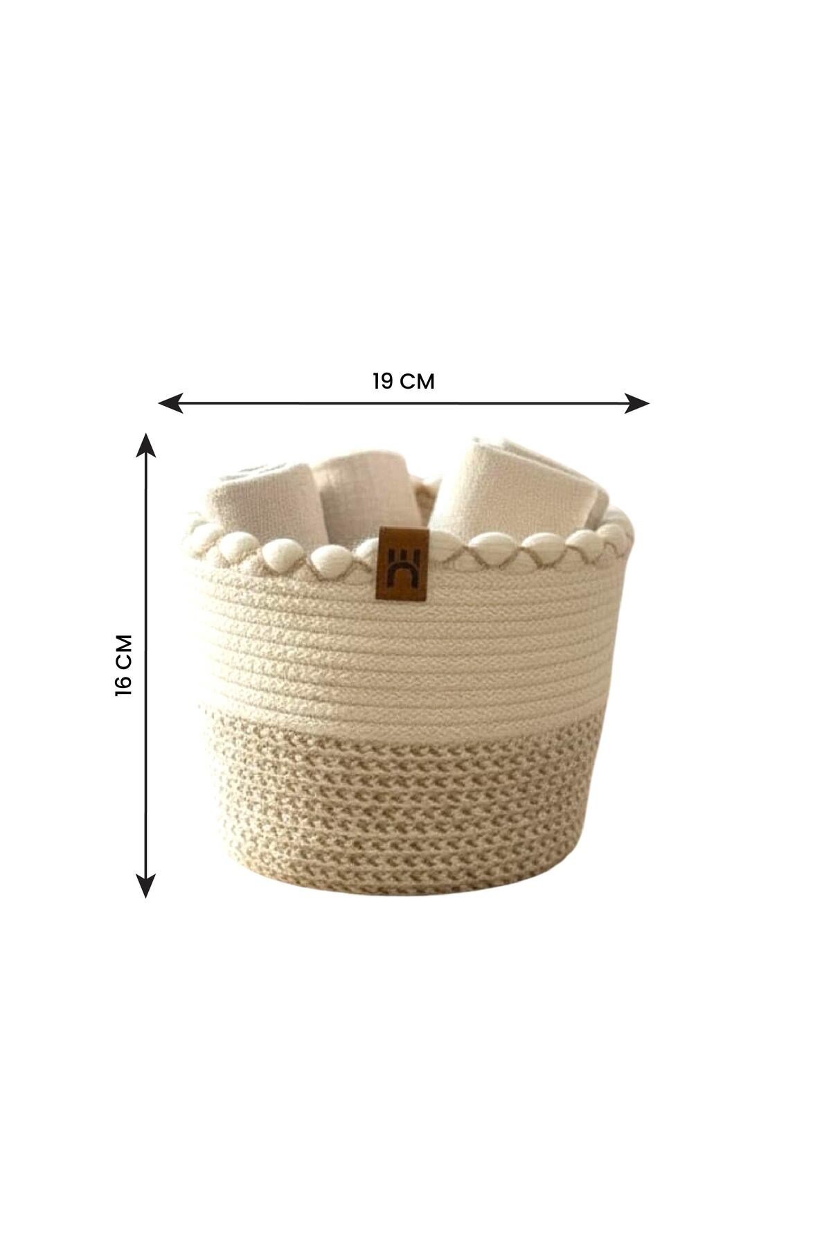 Çok Amaçlı, 19cm-16cm Küçük Boy, Sepet, Hasır, Dokuma Sepet, Düzenleyici