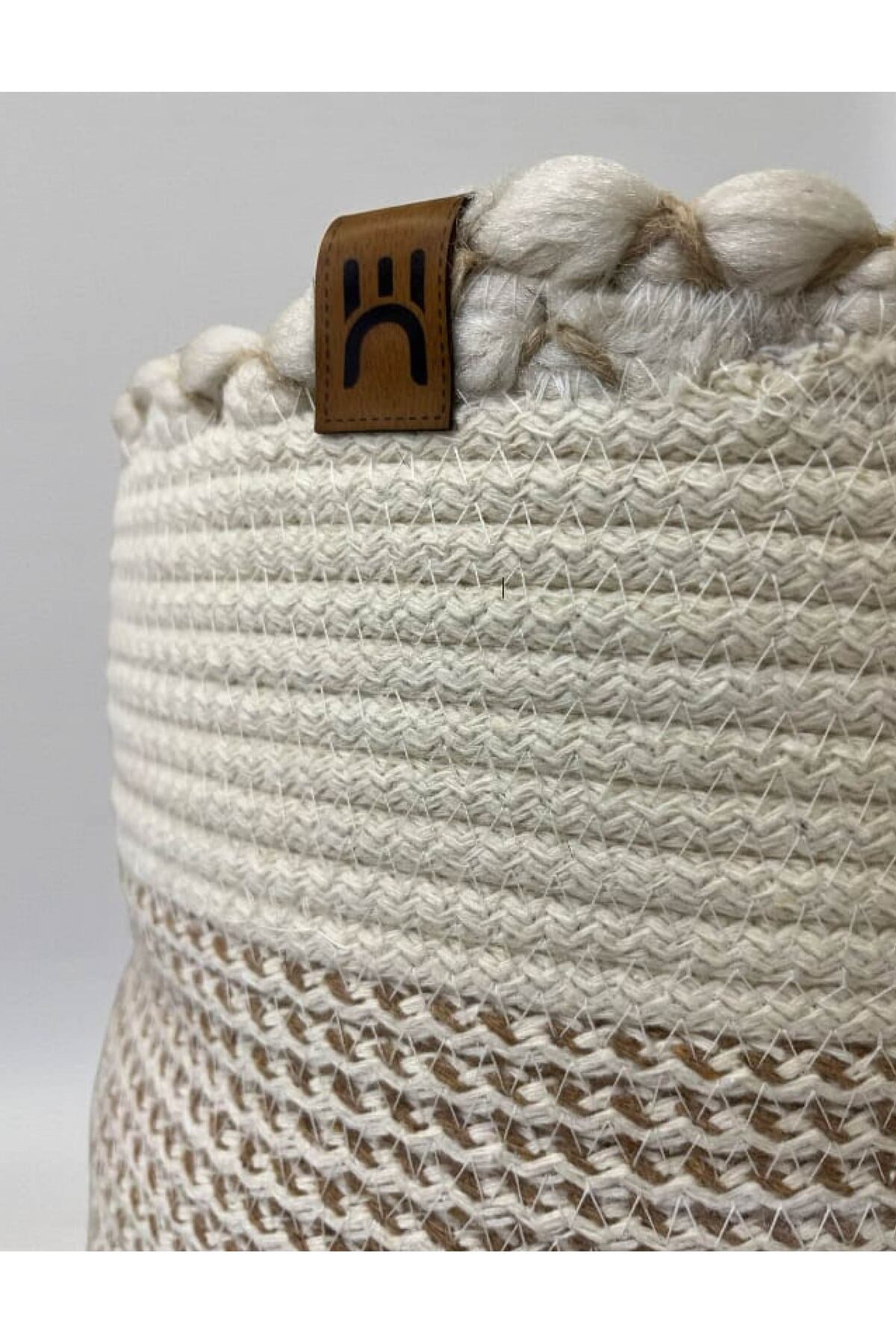 Çok Amaçlı, 22cm-18cm Orta Boy, Sepet, Hasır, Dokuma Sepet, Düzenleyici