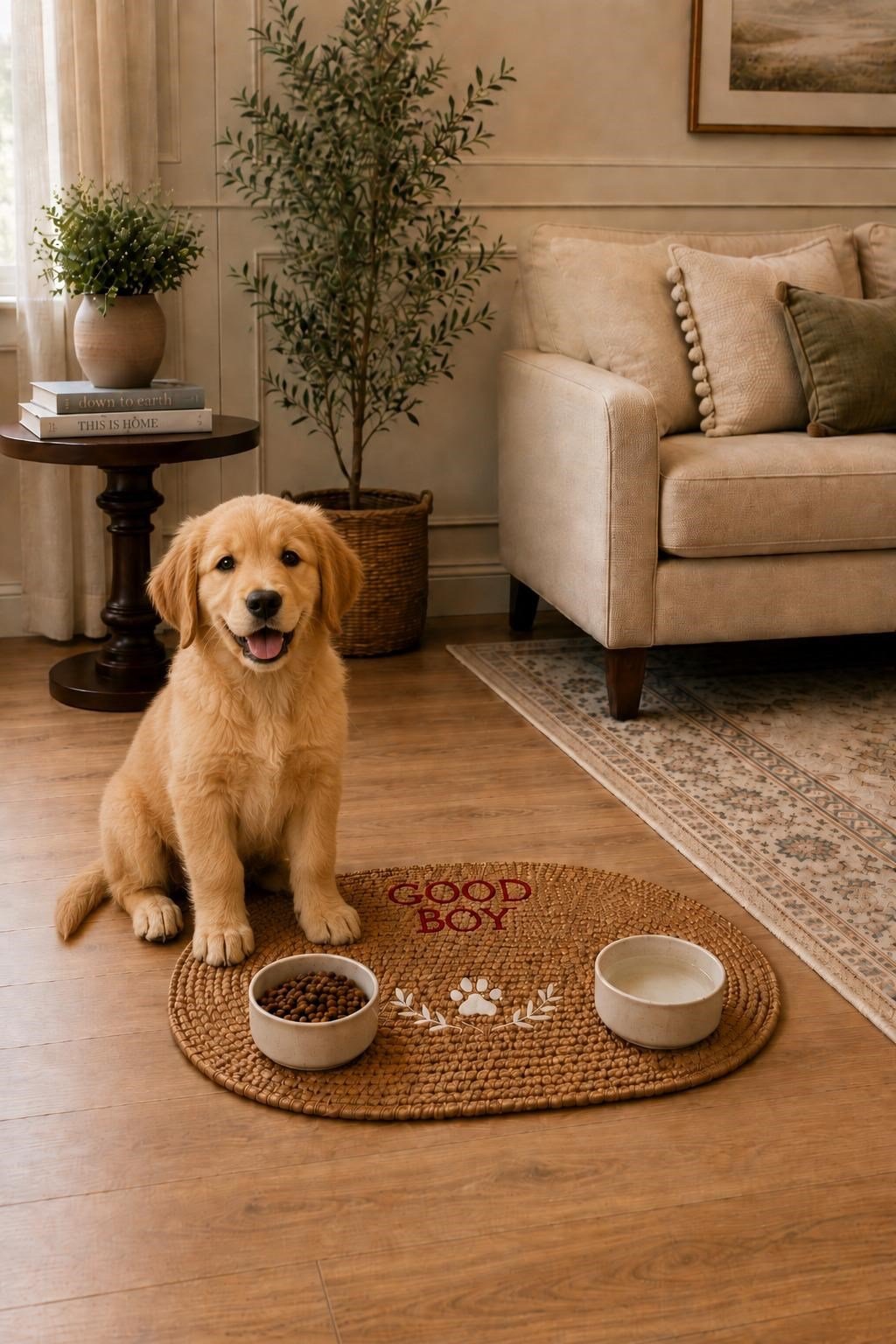 Kedi & Köpek El Yapımı Paspas – Su Geçirmez & Leke Tutmaz