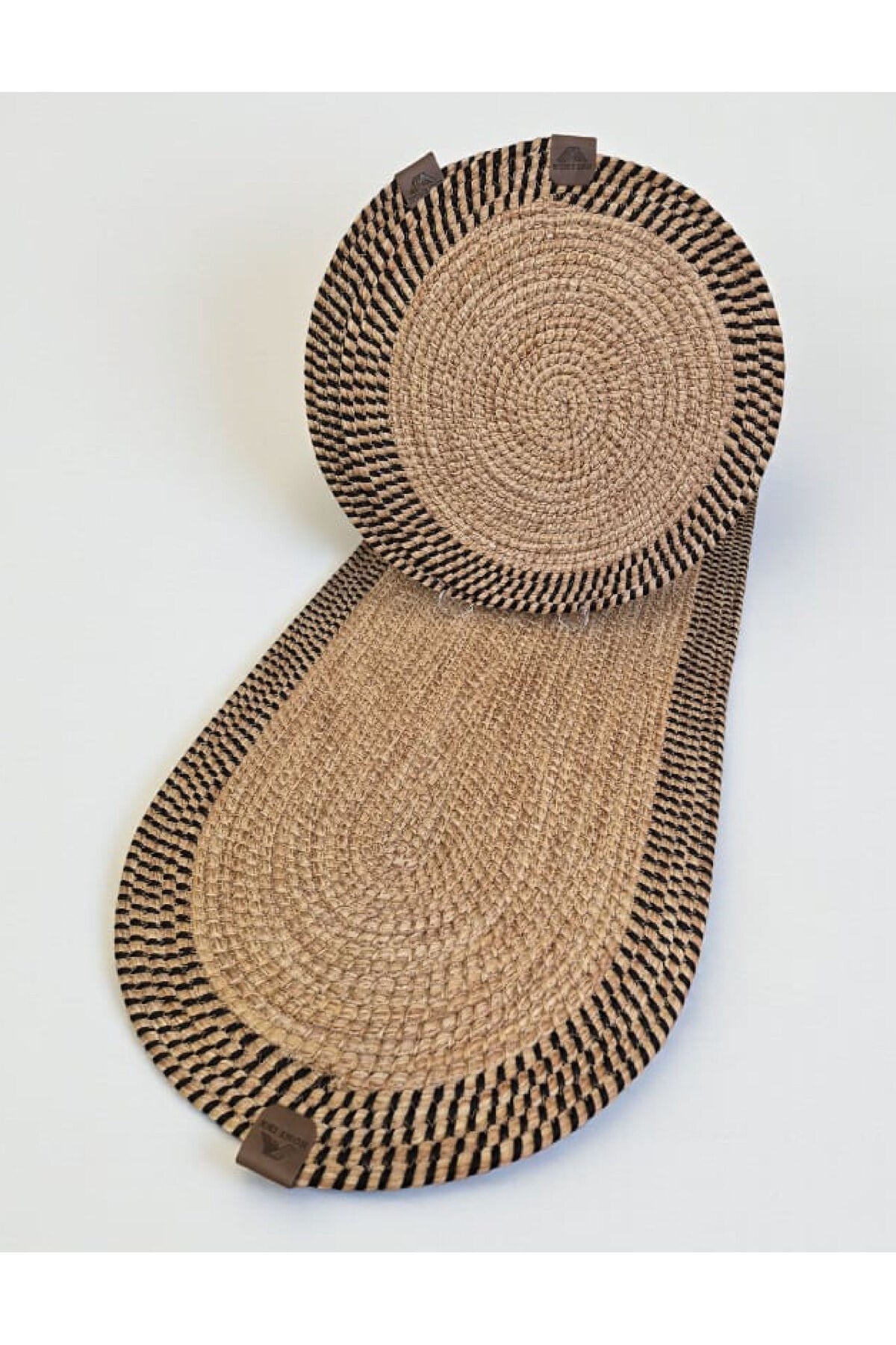 Leke Tutmaz Örgü Sofra Seti 2 Supla 33 cm ve 1 Runner 35x100 cm Takım Modern Amerikan Servis