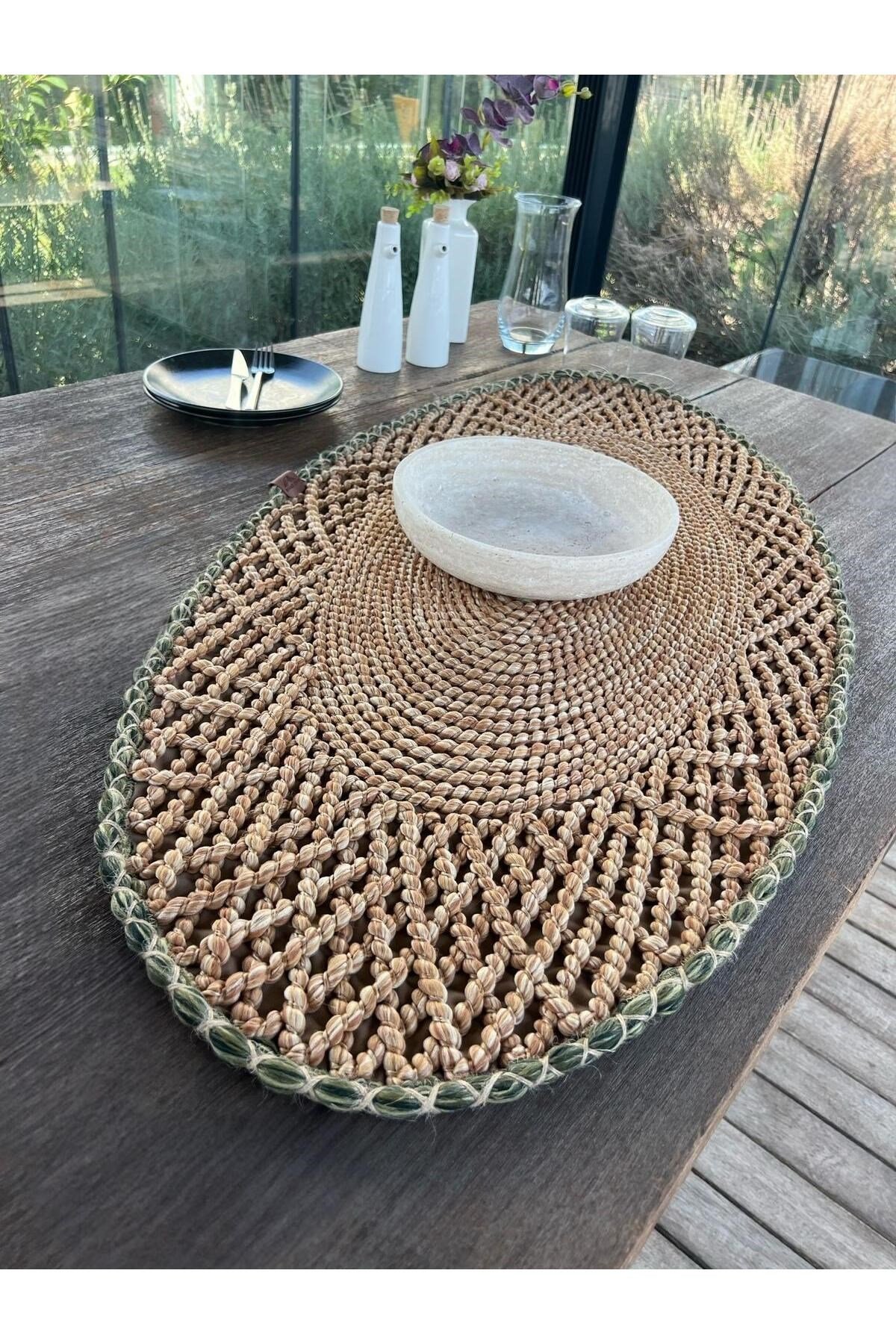 RUNNER - 1 ADET - 110 x 55 CM Natural