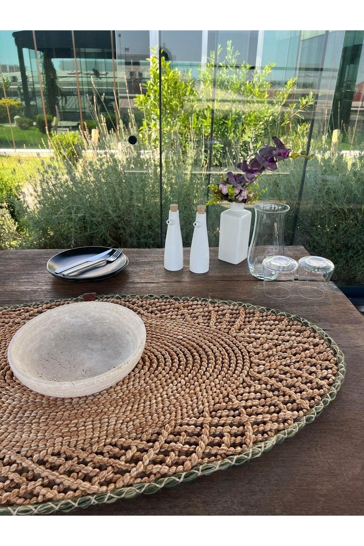 RUNNER - 1 ADET - 110 x 55 CM Natural