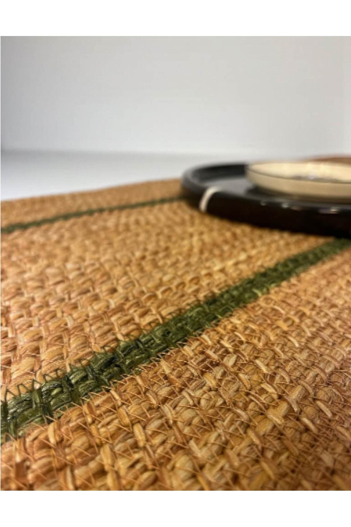 Runner Örgü Dokulu Oval Model 35x100 cm – Şık Masa Runnerı