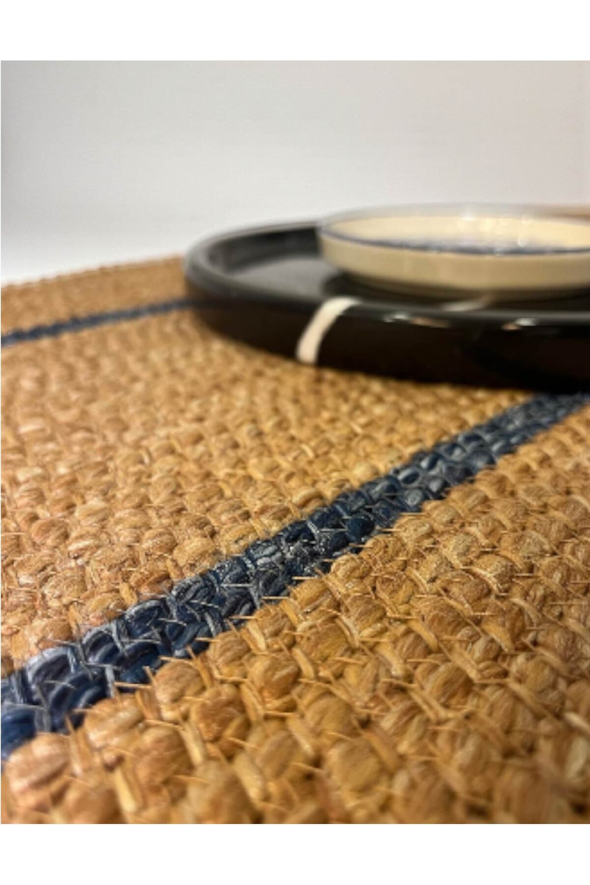 Runner Örgü Dokulu Oval Model 35x100 cm – Şık Masa Runnerı