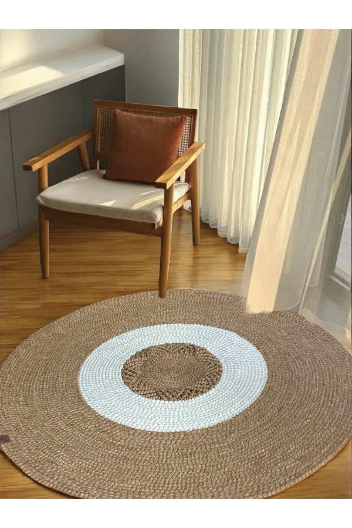 Yuvarlak Leke Tutmaz Kilim 100 Cm