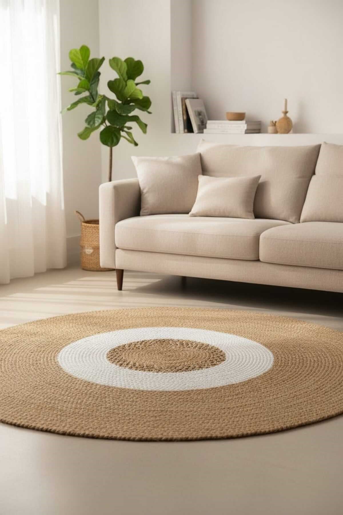Yuvarlak Leke Tutmaz Kilim 100 Cm