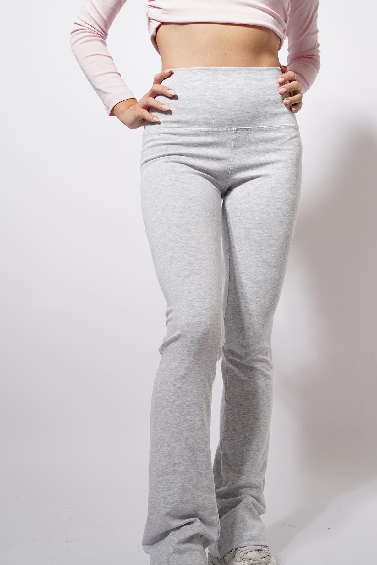 Front Ribana Pantolon Gri