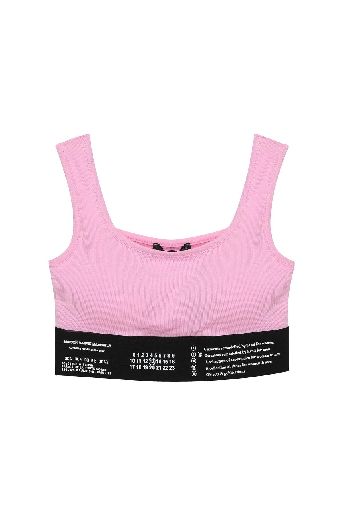 İcen Lastik Detaylı Crop Top Atlet  Pembe