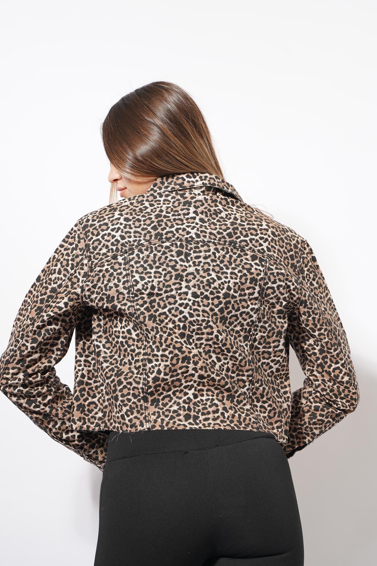 İsnay Leopar Kod Ceket Leopar