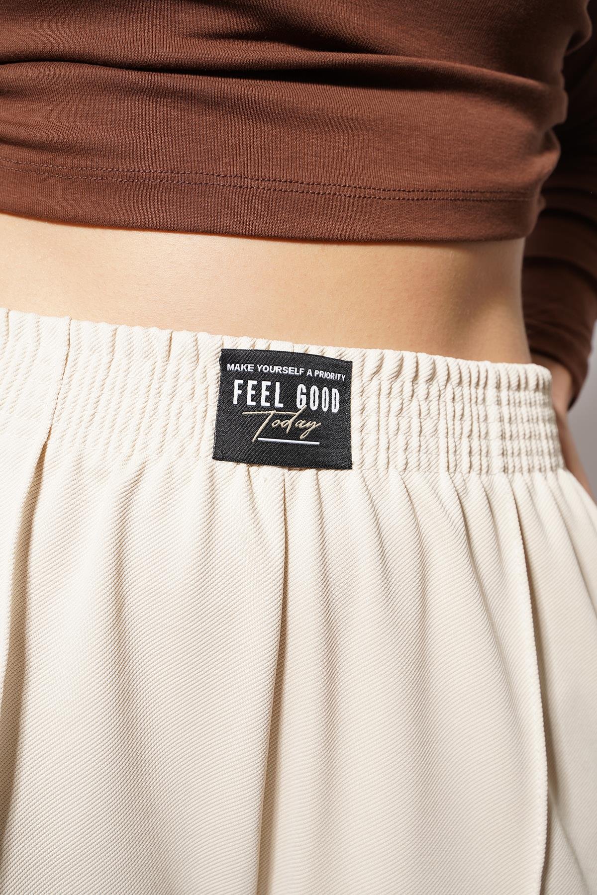 Murry Likralı Feel Good Pantolon Bej