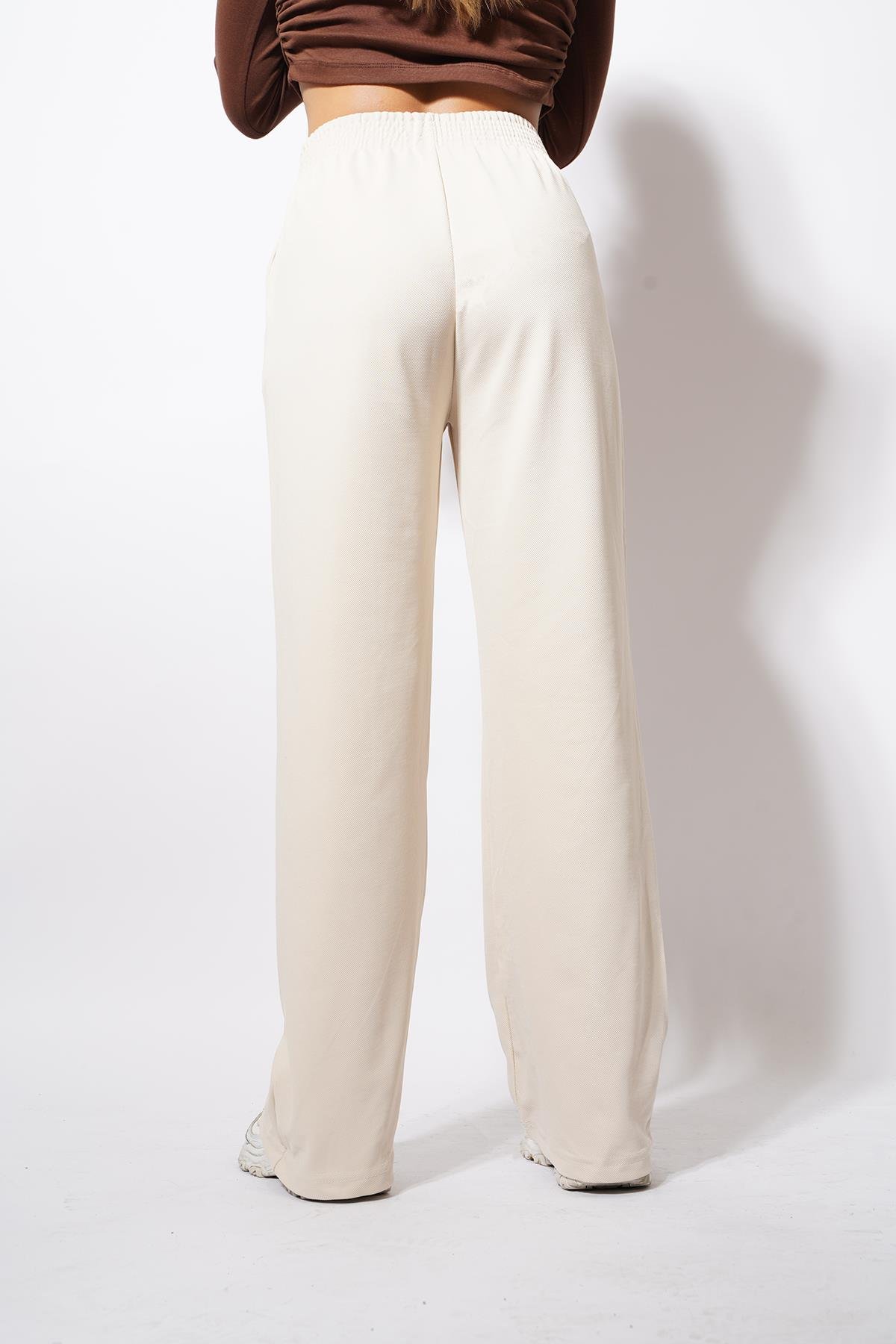 Murry Likralı Feel Good Pantolon Bej
