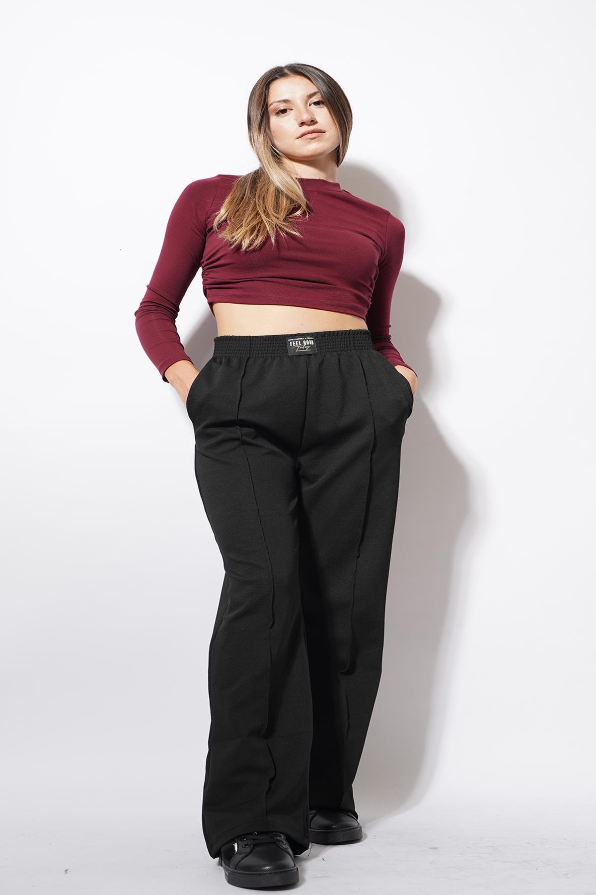 Murry Likralı Feel Good Pantolon Siyah