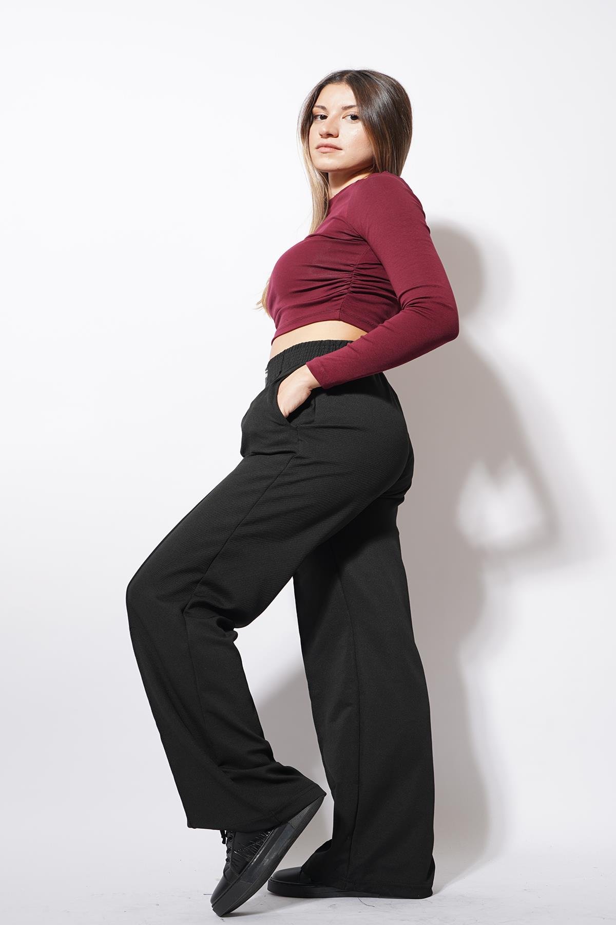 Murry Likralı Feel Good Pantolon Siyah