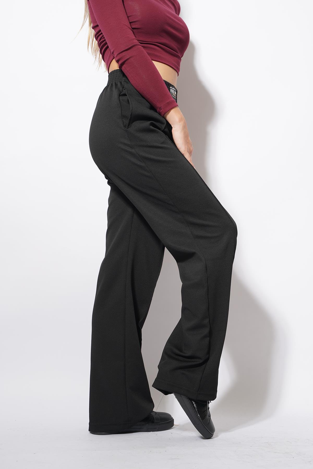 Murry Likralı Feel Good Pantolon Siyah