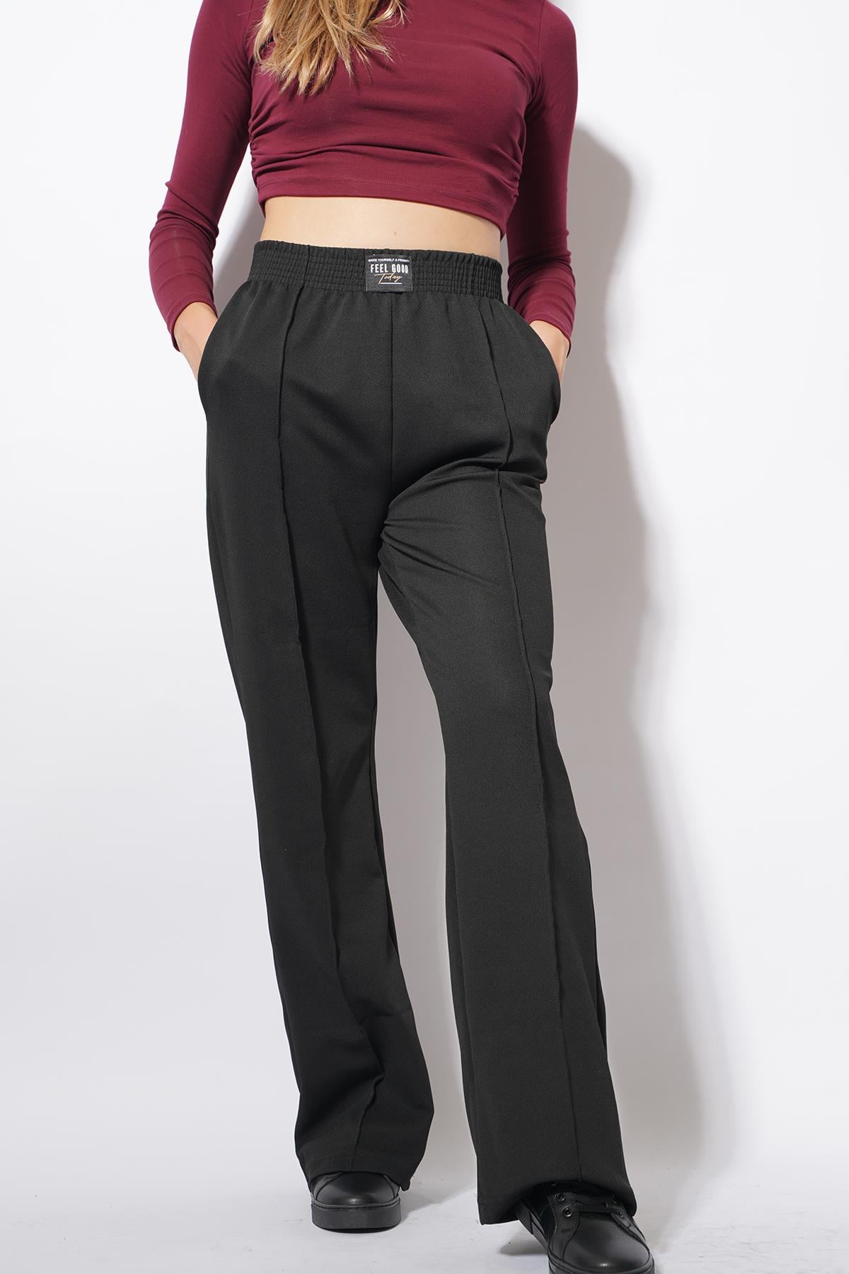 Murry Likralı Feel Good Pantolon Siyah