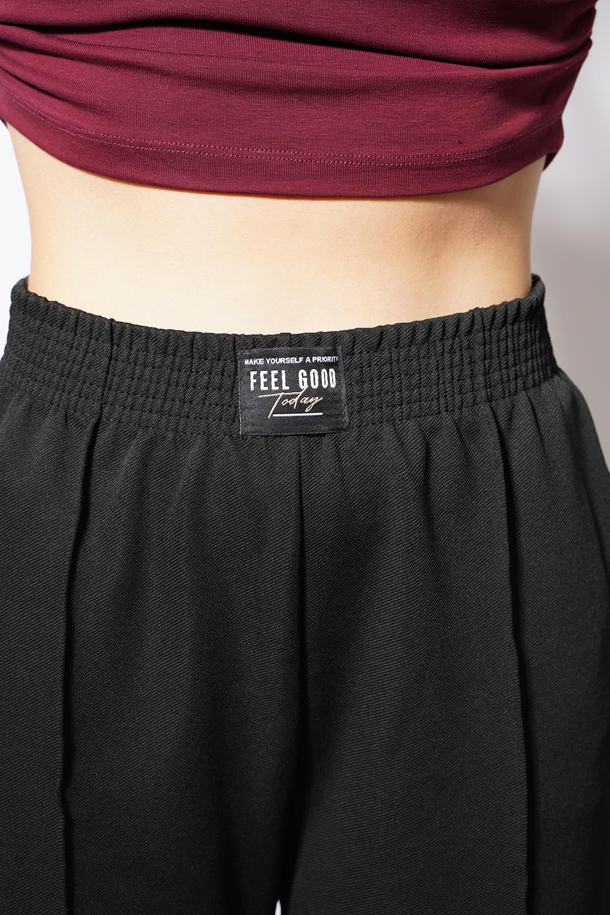 Murry Likralı Feel Good Pantolon Siyah