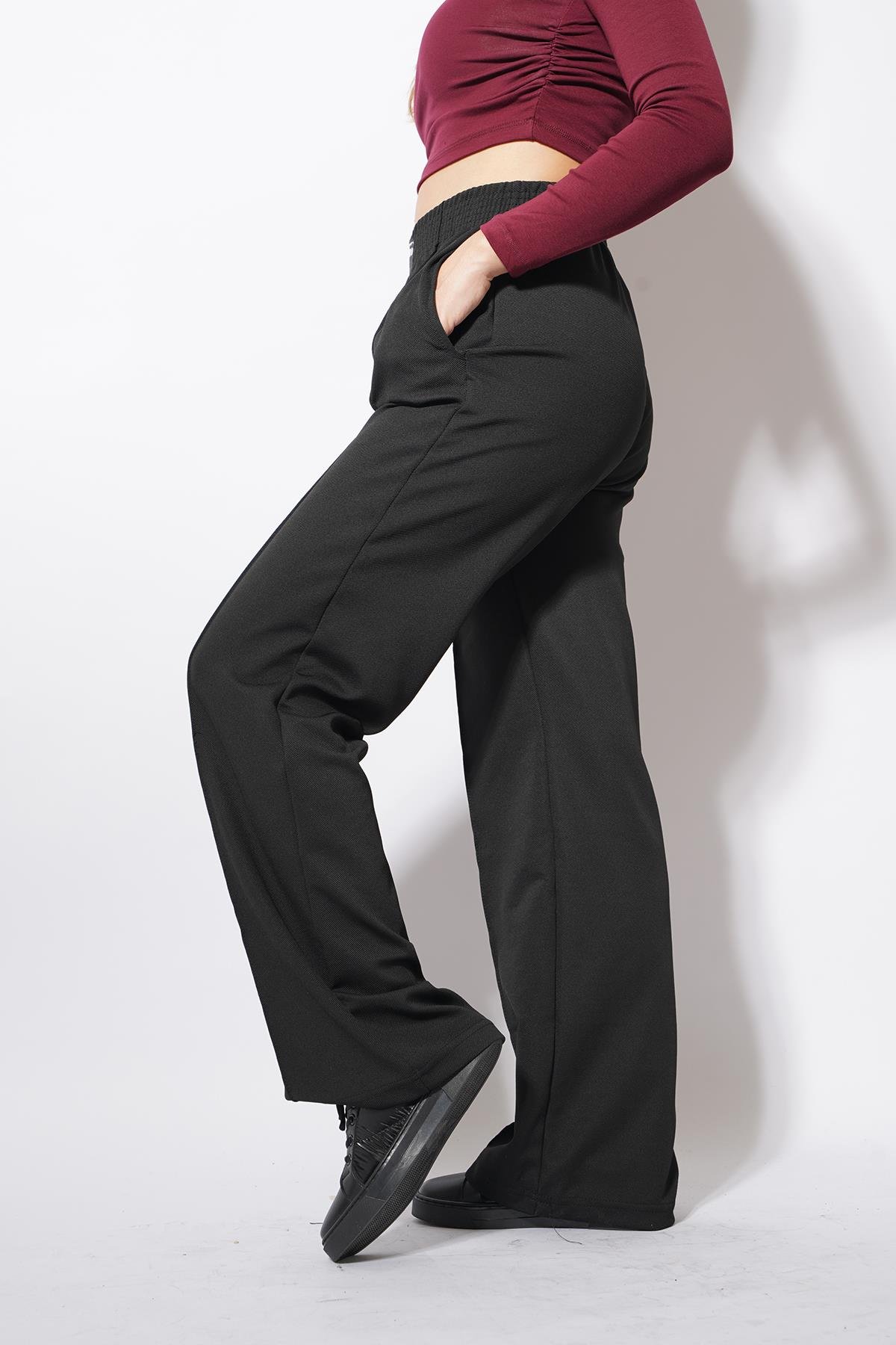 Murry Likralı Feel Good Pantolon Siyah