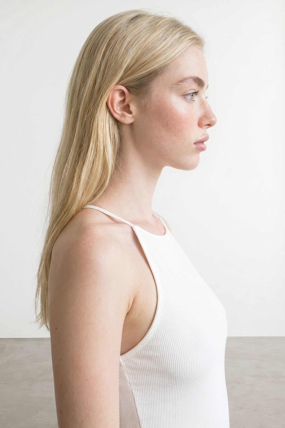 Nowle Askılı Kaşkorse Body Ekru