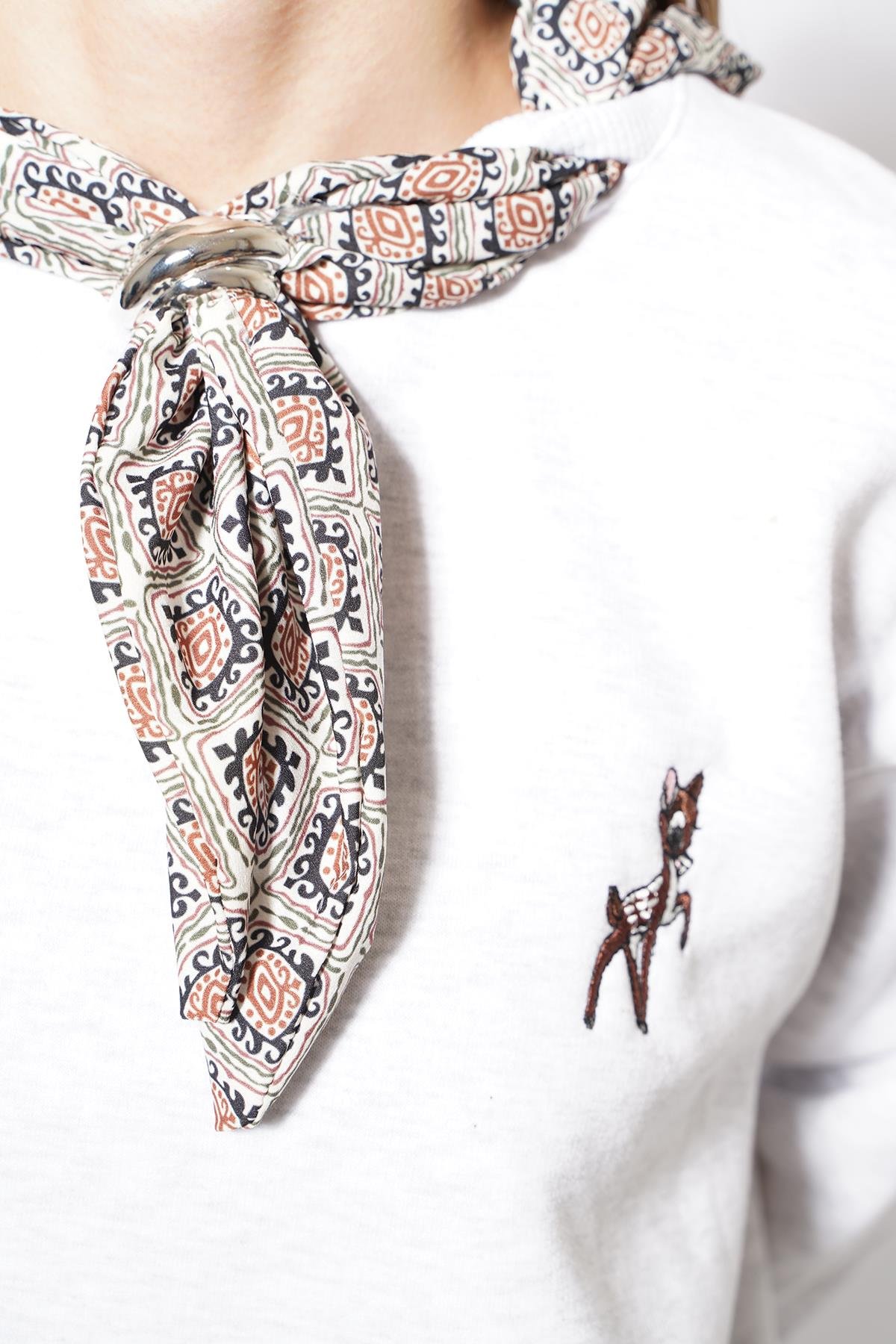 Sella Fuarlı Basic Sweat Gri