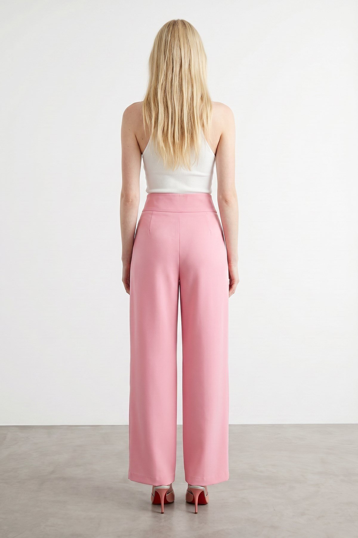 Sendya  Ballon Fit Pantolon  Pembe
