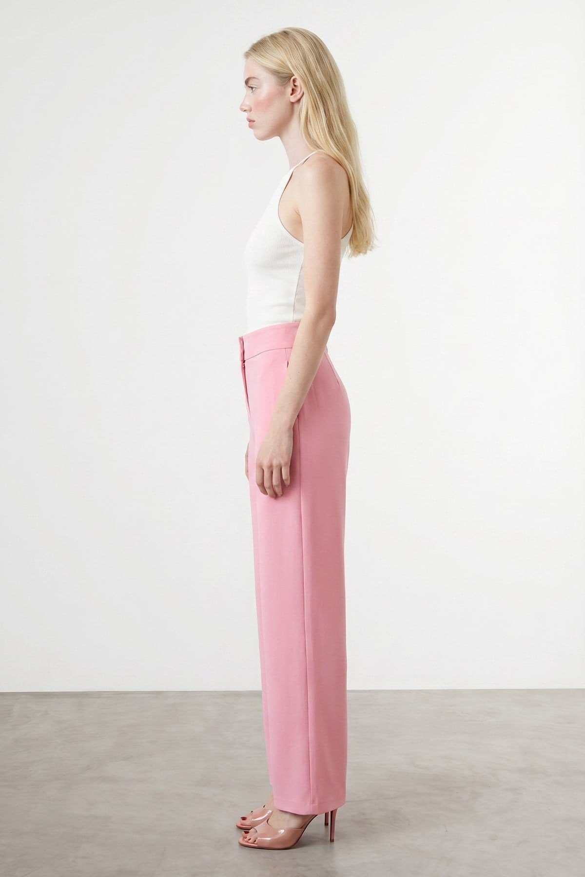Sendya  Ballon Fit Pantolon  Pembe