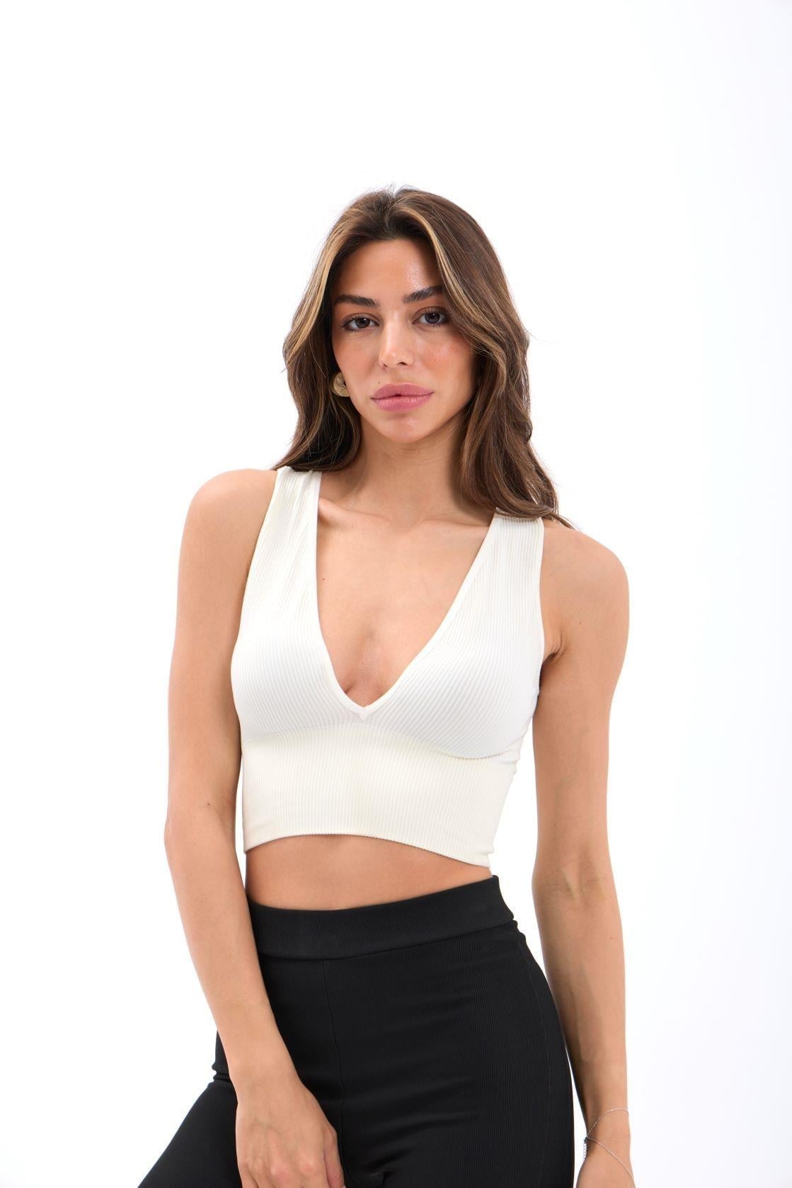 Verge V Yaka Crop Ekru