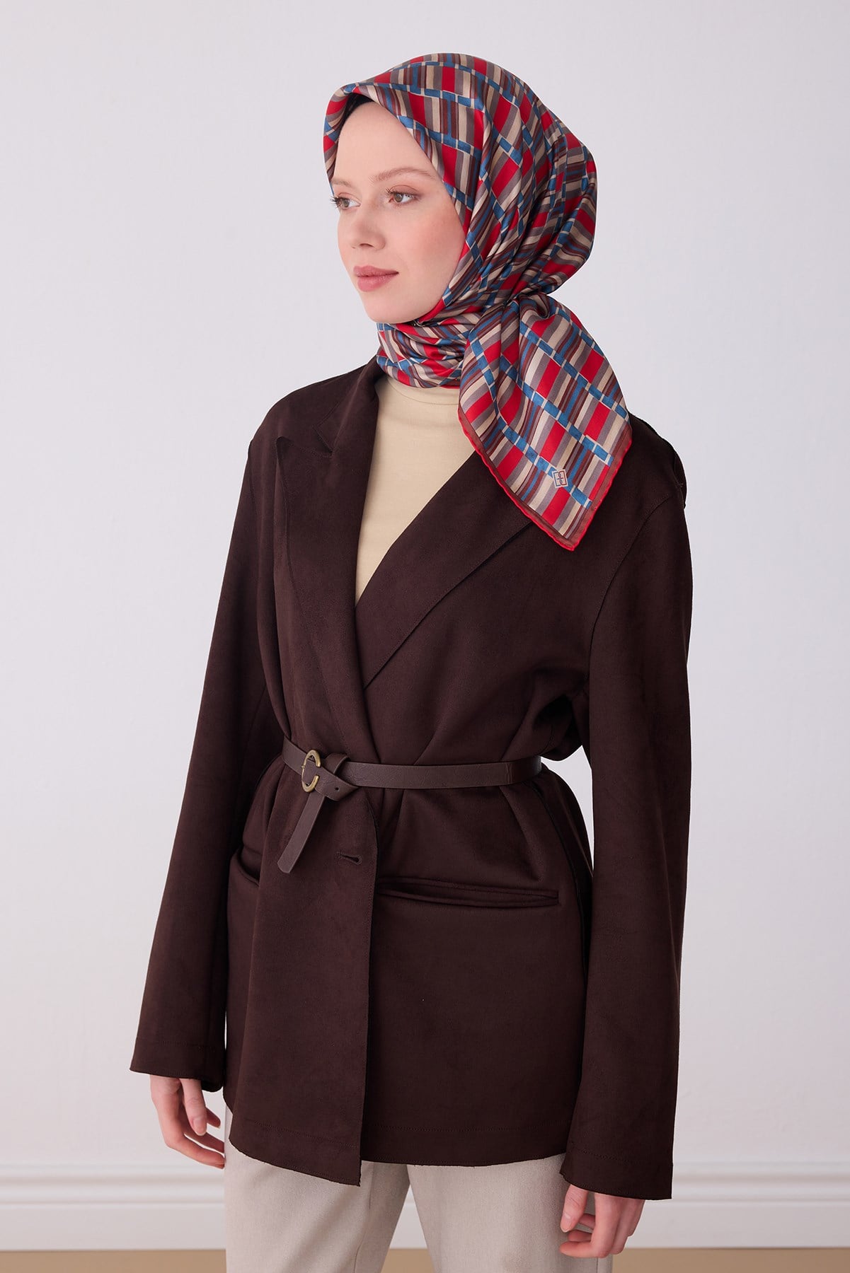 Belli 2026 Yaz Sezonu Twill İpek Eşarp 4302DTM 83