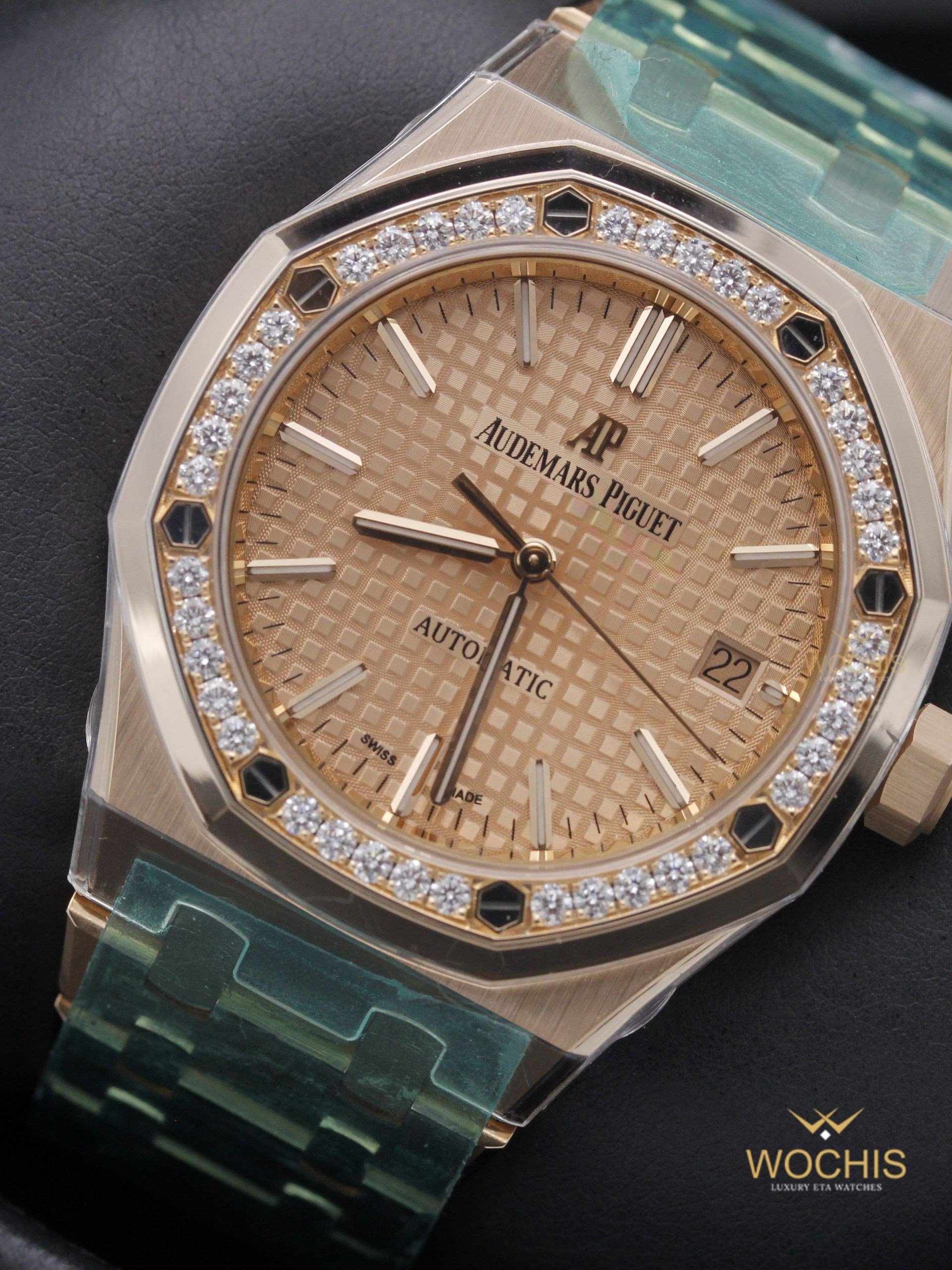Audemars Piguet Royal Oak 15451or.zz.1256or.03-5761 (Rose Gold - 37 - Rose Gold)