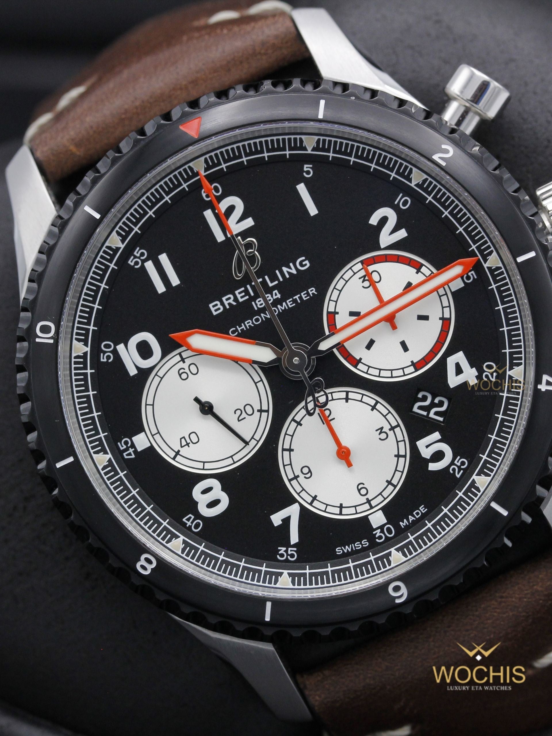 Breitling Aviator 8 B01 Chronograph Mosquito AB01194A1B1X1-7708 (Stainless Steel - 43 - Black)