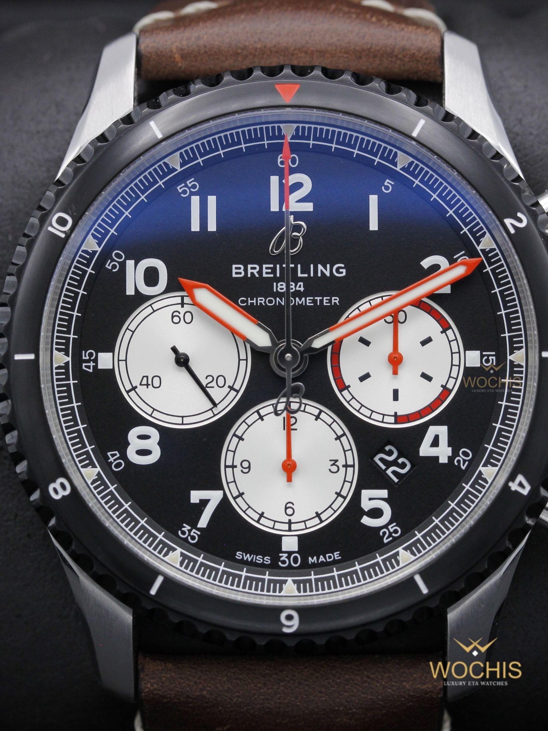 Breitling Aviator 8 B01 Chronograph Mosquito AB01194A1B1X1-7708 (Stainless Steel - 43 - Black)