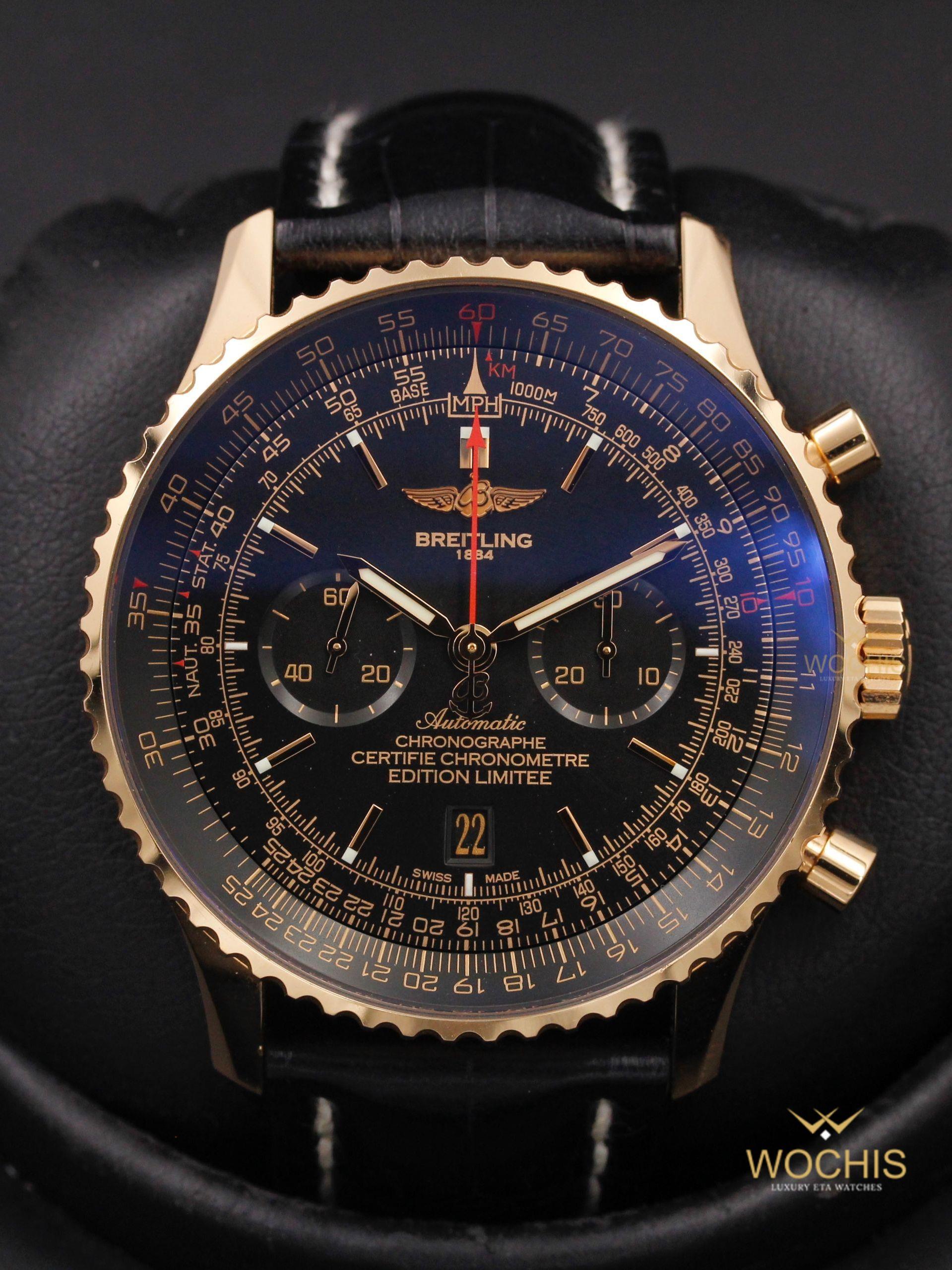 Breitling Navitimer 01 Rb012824-be20-760p-3184 (Rose Gold - 46 - Black)