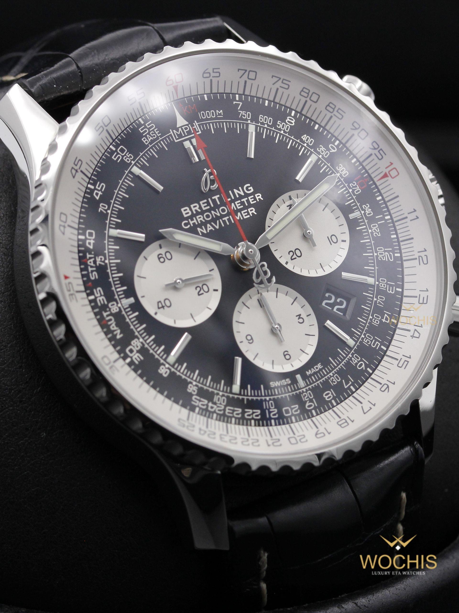 Breitling Navitimer 1 B01 Chronograph 46 AB0127211B1P1-8936 (Stainless Steel - 46 - Black)