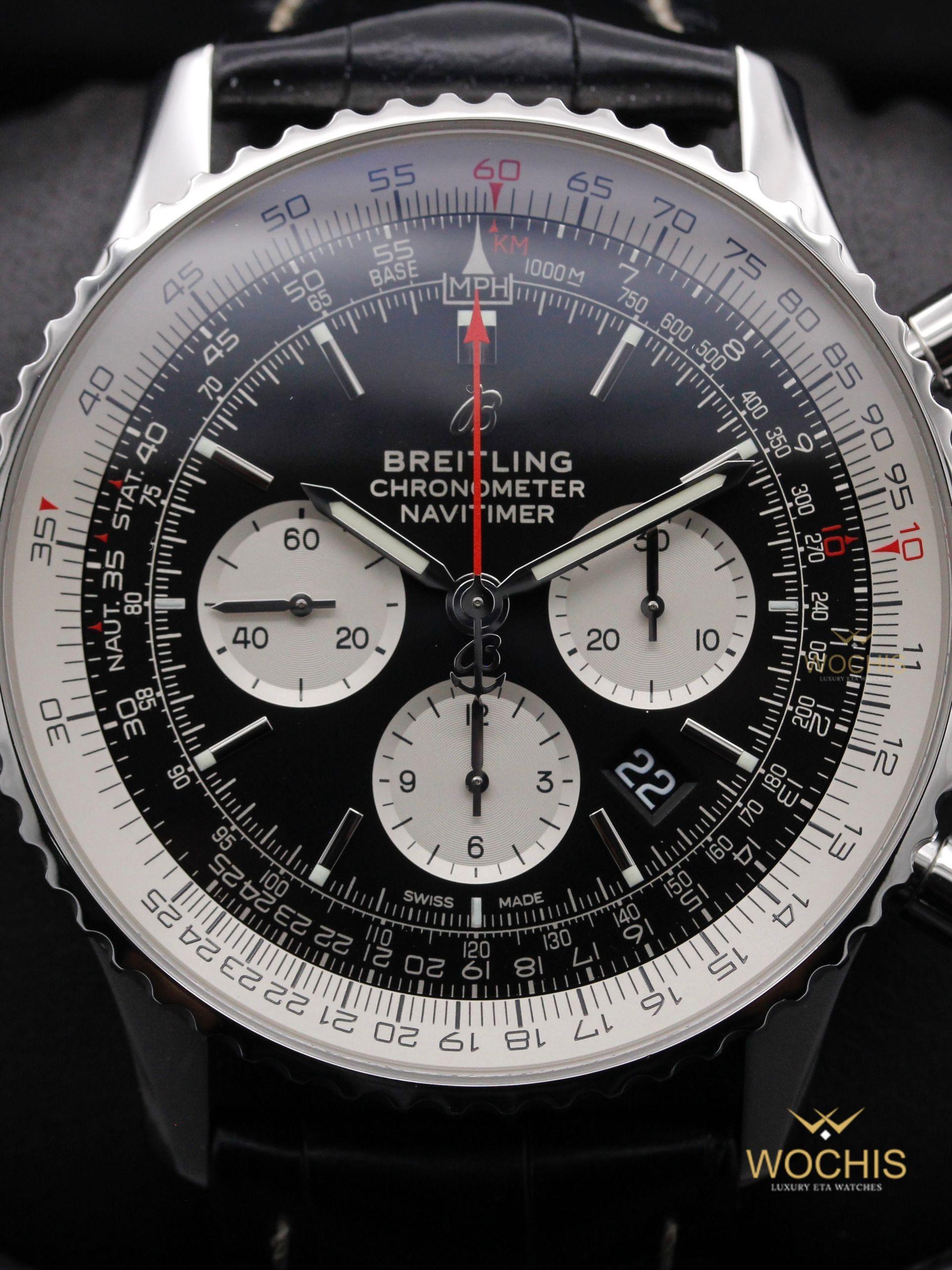 Breitling Navitimer 1 B01 Chronograph 46 AB0127211B1P1-8936 (Stainless Steel - 46 - Black)