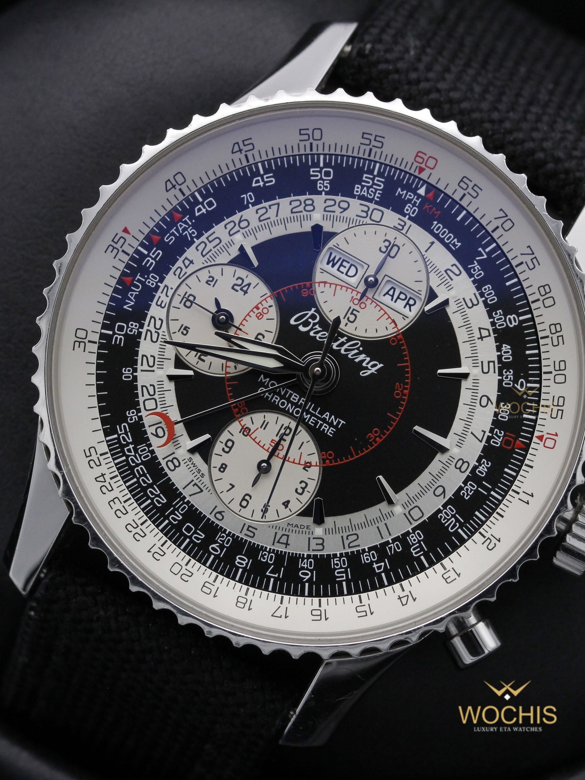 Breitling Navitimer Montbrillant Datora A12330-5018 (Stainless Steel - 43 - Black)