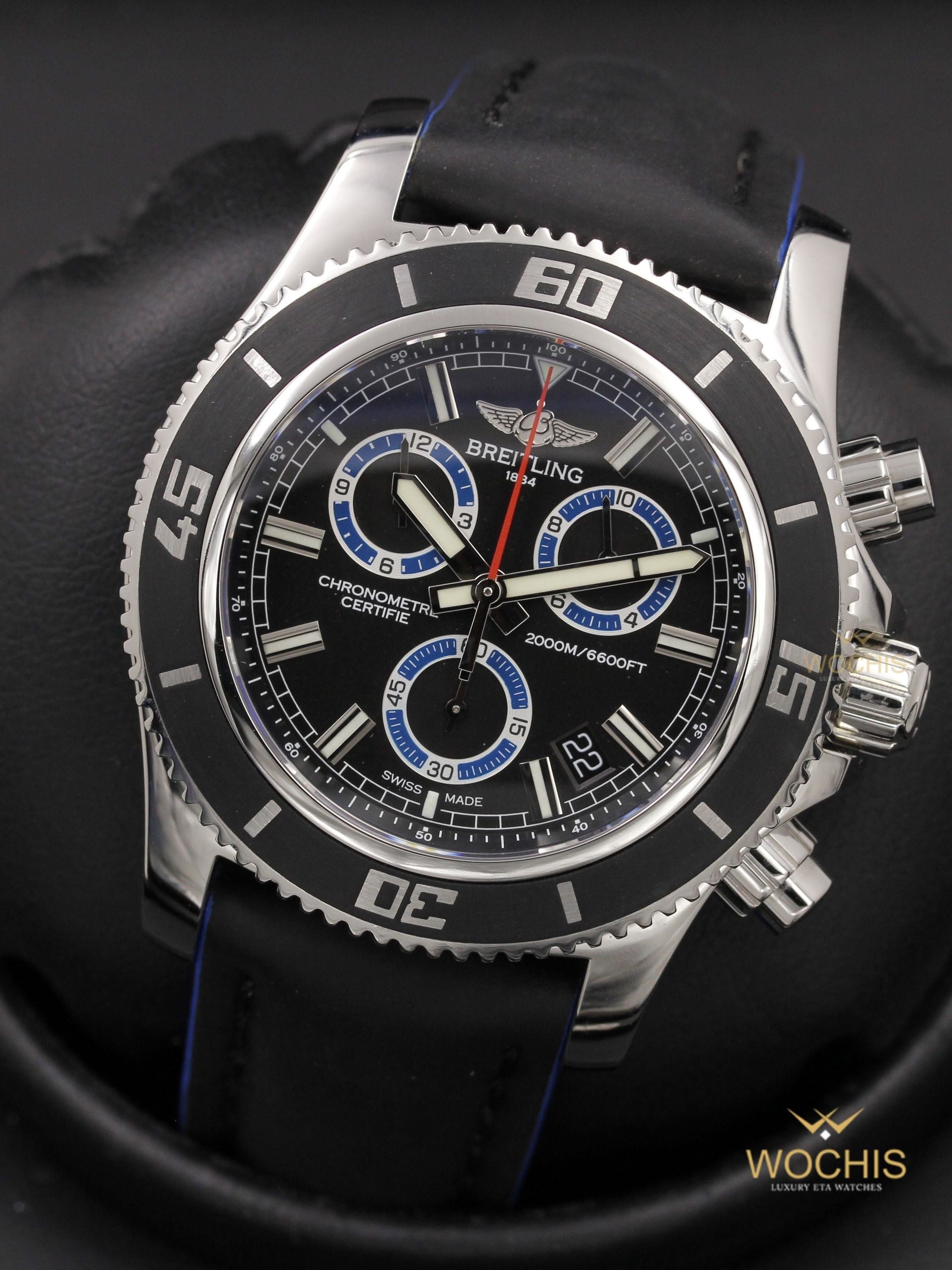 Breitling Superocean Chronograph Quartz A73310-2665 (Stainless Steel - 46 - Black)