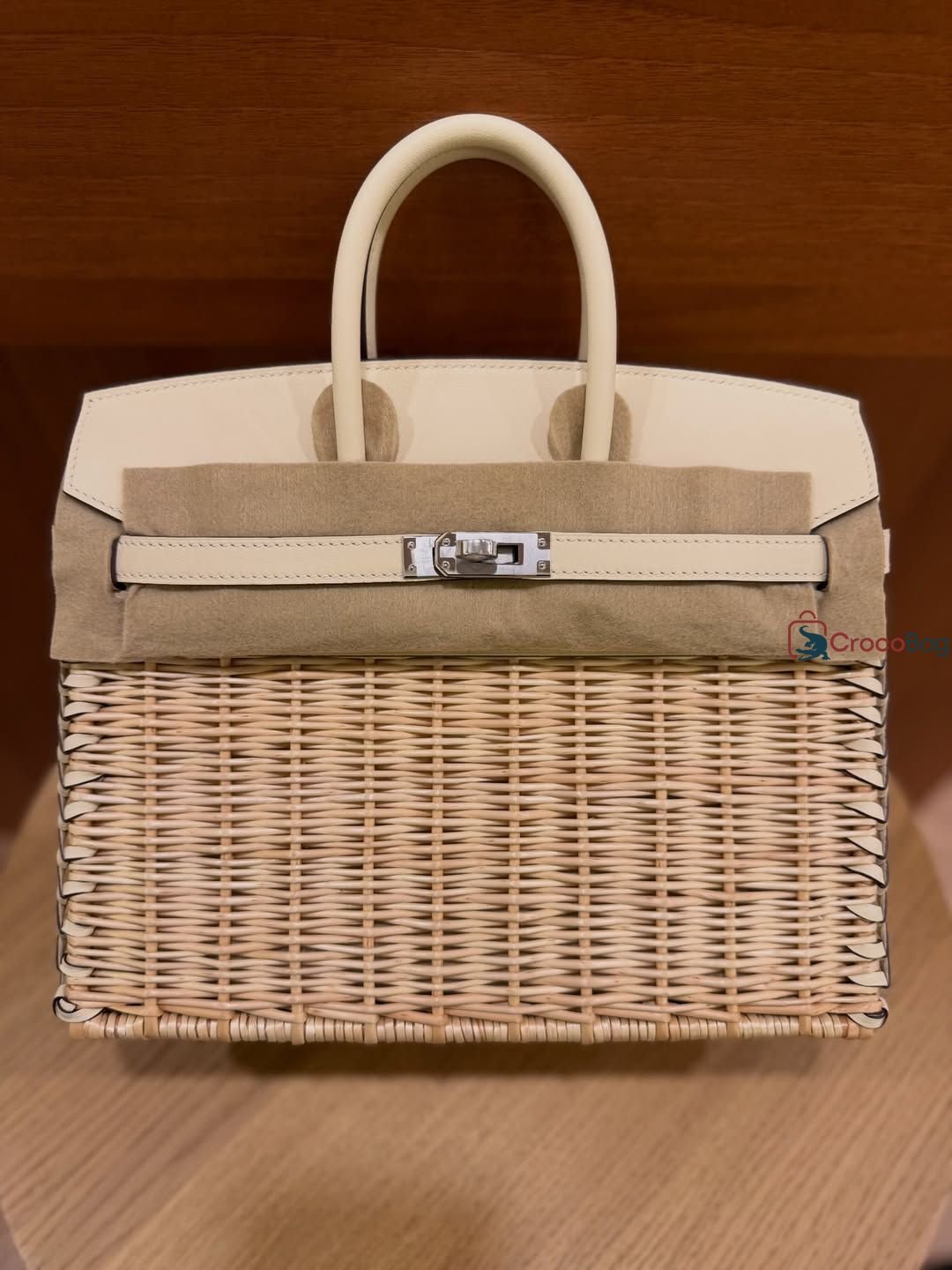 Hermès Birkin 25 Picnic Naturel/Nata Osier/Swift