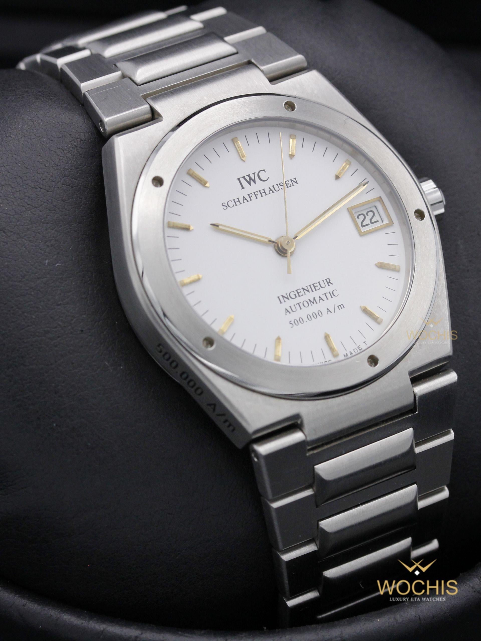 Iwc Ingineur 500.000 A-m Iw3508-5031 (Stainless Steel - 34 - White)