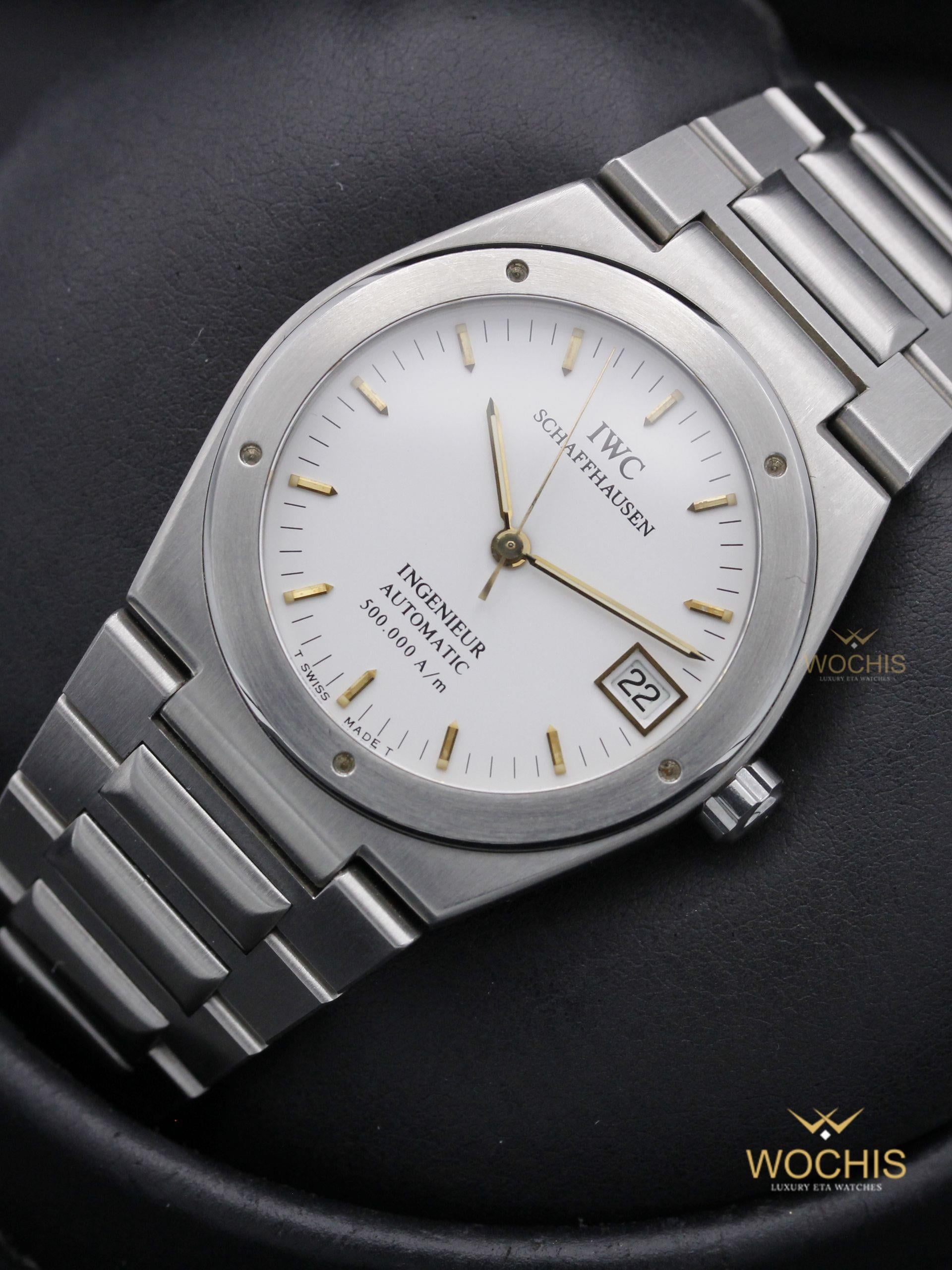 Iwc Ingineur 500.000 A-m Iw3508-5031 (Stainless Steel - 34 - White)